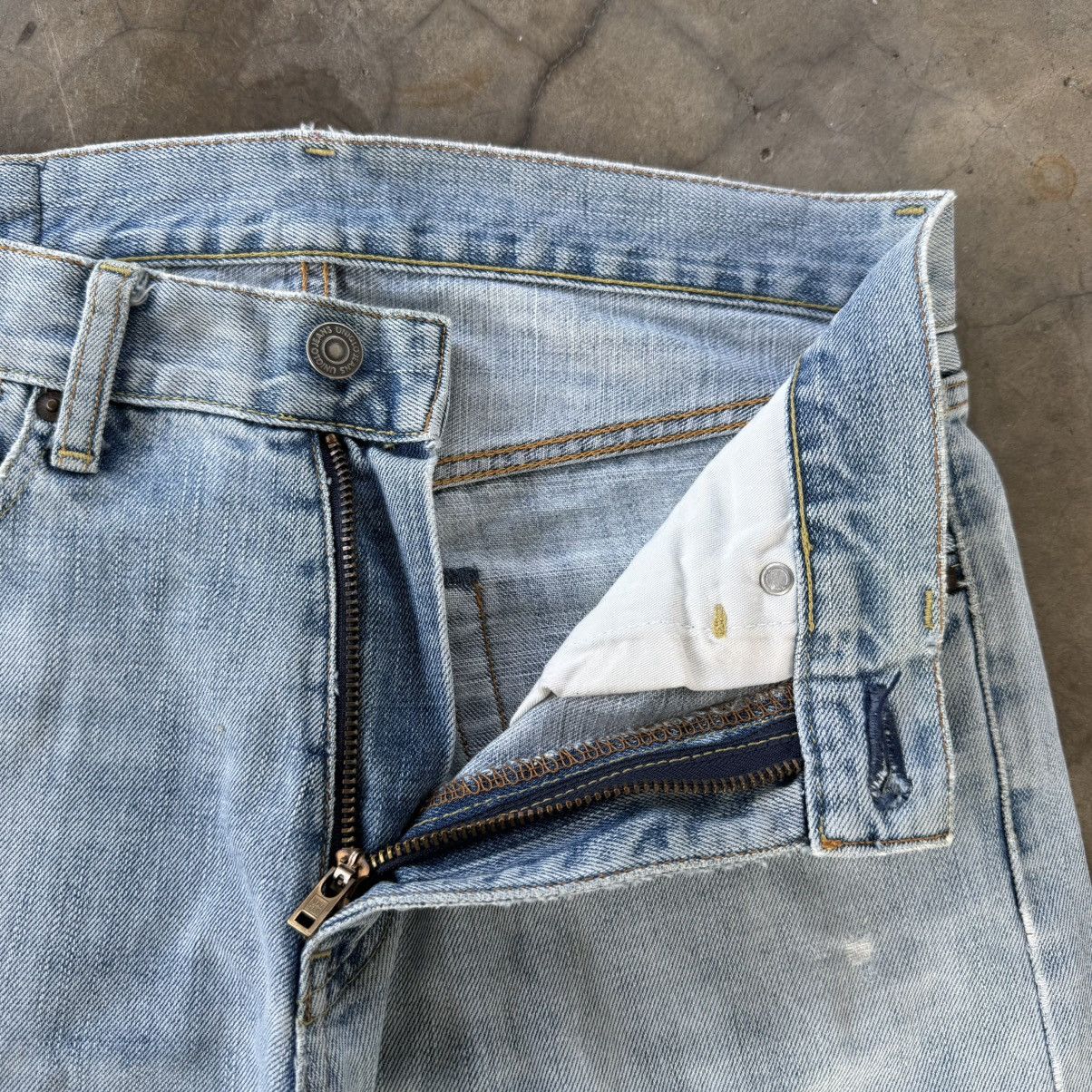 Japanese Brand W30 Vintage Japanese S003 Faded Ripped Denim Jean Pant Size US 30 / EU 46 - 6 Thumbnail