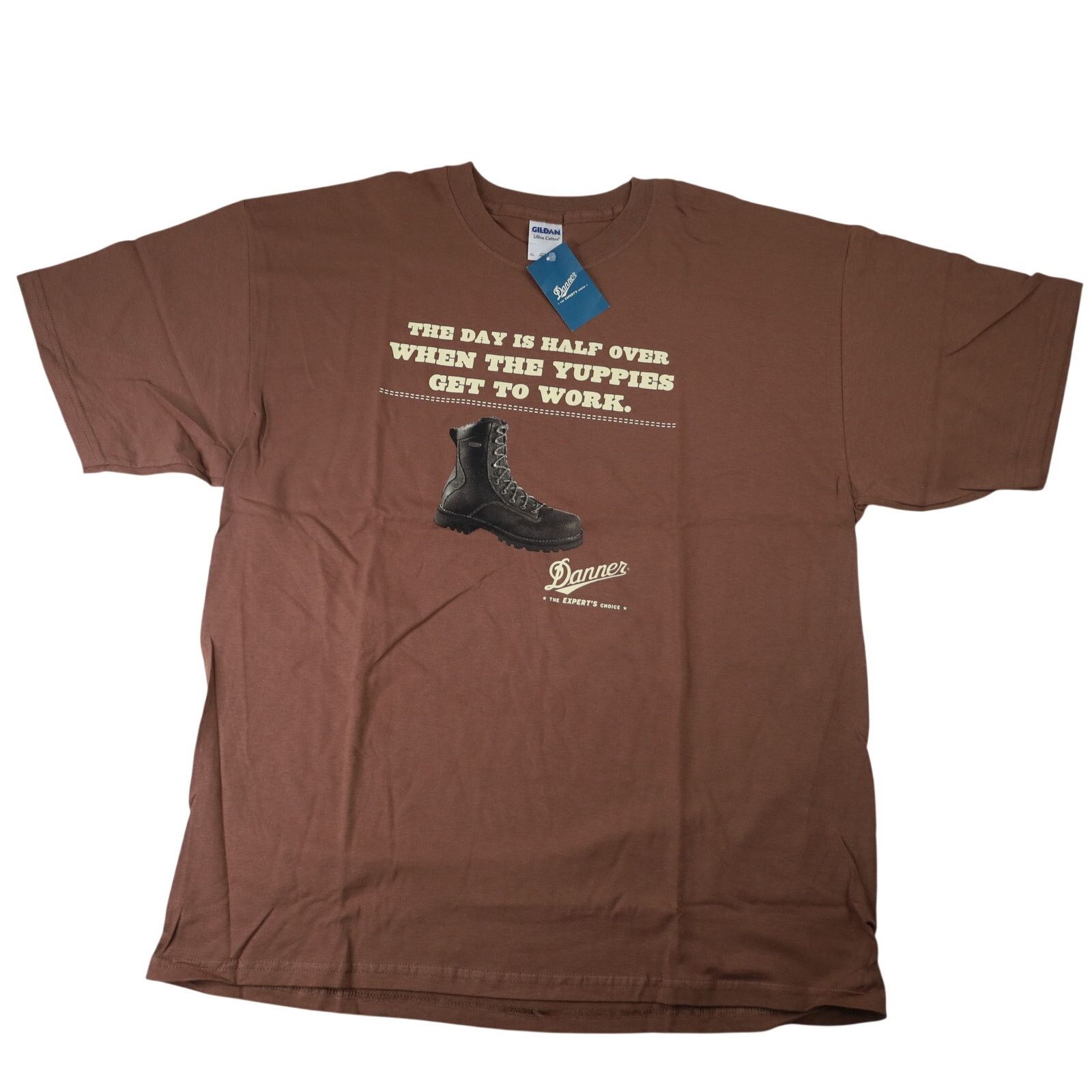 Danner × Vintage NWT Danner Boots Graphic T Shirt Size US XL / EU 56 / 4 - 1 Thumbnail