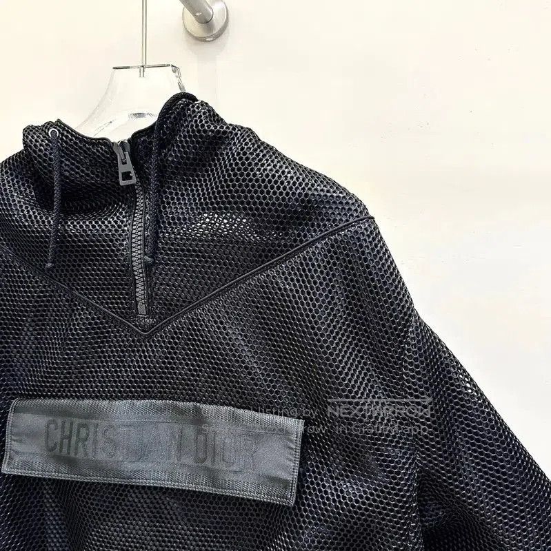 Dior Dior Black Mesh Long Trench Coat for Women . Size S / US 4 / IT 40 - 4 Thumbnail