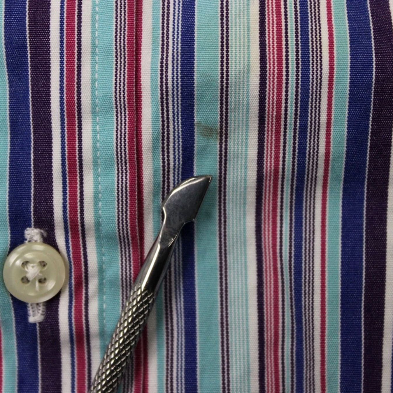 Polo Ralph Lauren Polo Ralph Lauren Dress Shirt Purple/Blue 17 1/2 36/37 Regular Long Sleeve Button Cuff Men’s 100% Cotton Casual Business Formal 90s Size 48R - 7 Thumbnail