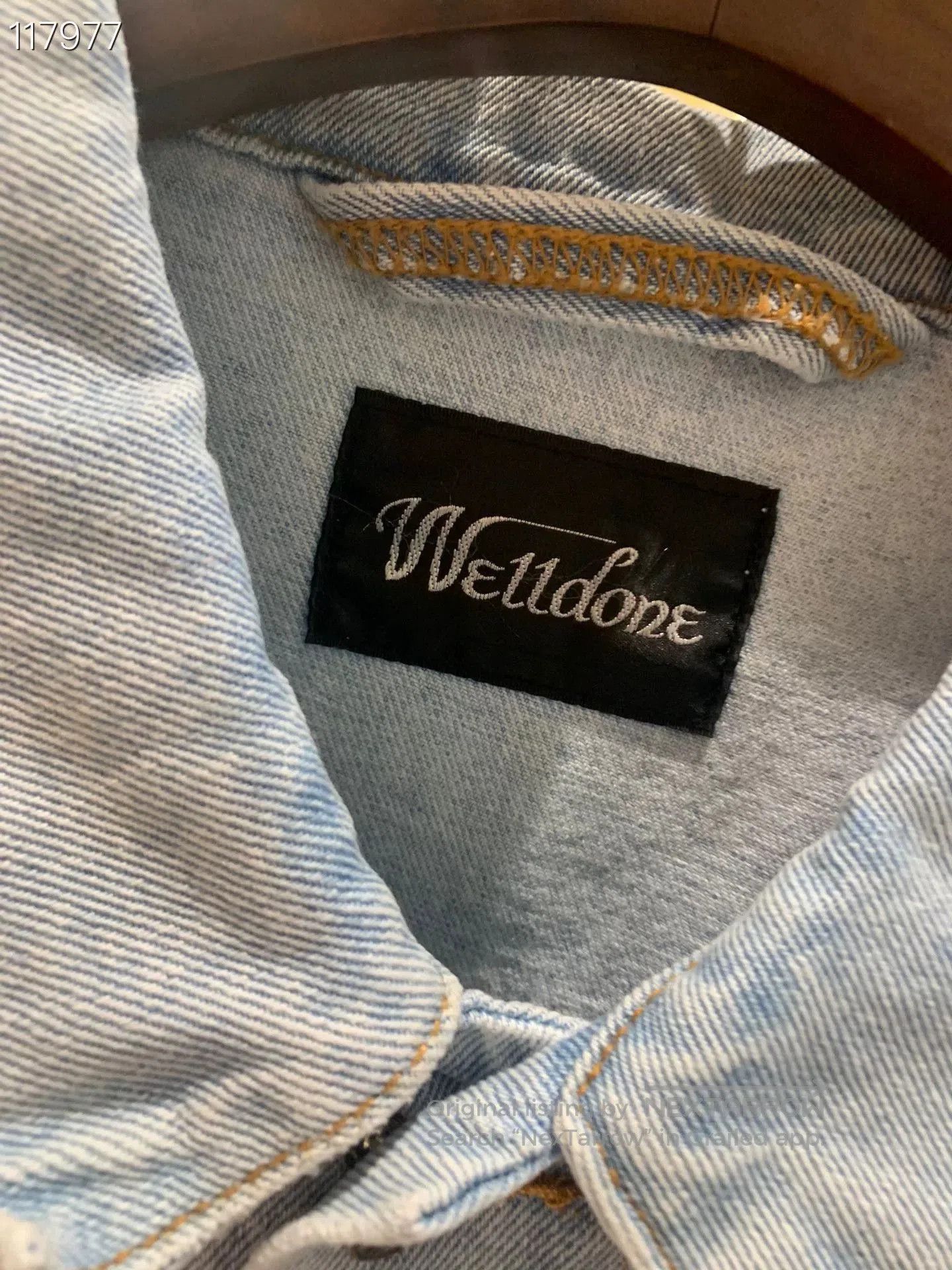 WE11DONE Welldone 2022 Spring Denim Jacket. Size US M / EU 48-50 / 2 - 4 Thumbnail