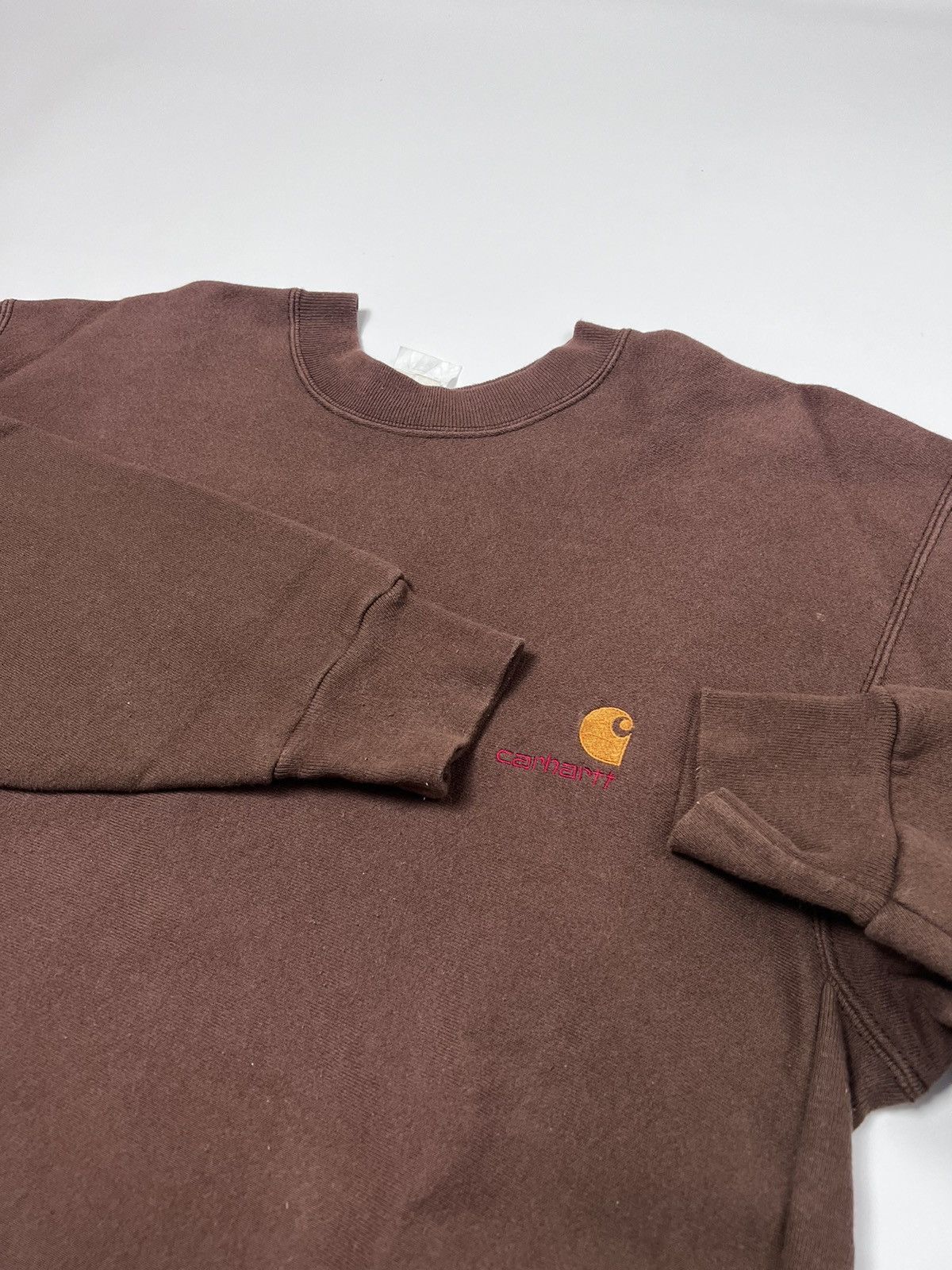 Carhartt 1980s Carhartt Brown Sweatshirt 80s Vintage Oakley Stussy Size US XL / EU 56 / 4 - 11 Thumbnail