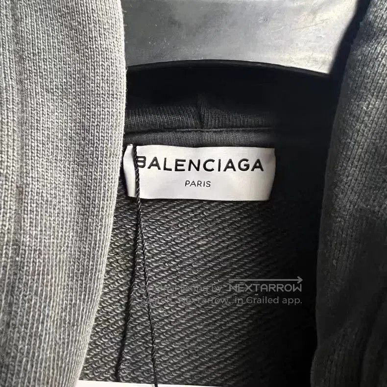 Balenciaga Balenciaga Gray Logo Print Hoodie. Size US XS / EU 42 / 0 - 3 Thumbnail