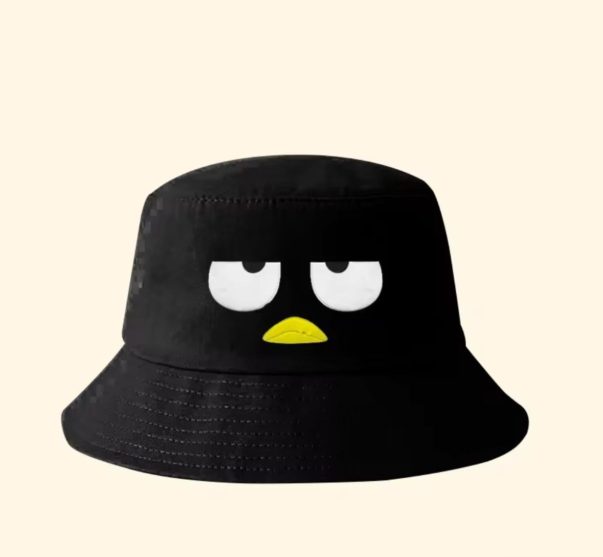 Japanese Brand Japanese Anime Kigurumi Bird Fisherman Black Panama Hat Size ONE SIZE - 1 Thumbnail