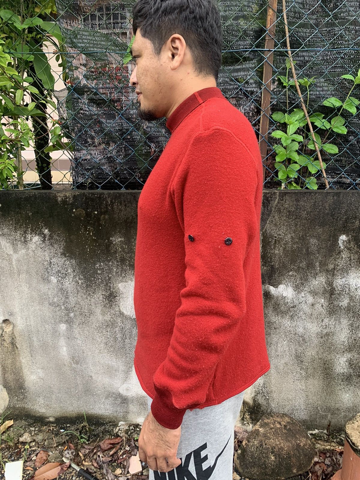 Stone Island × Vintage Vintage 90s Stone Island Pullover Knit Size US L / EU 52-54 / 3 - 15 Thumbnail