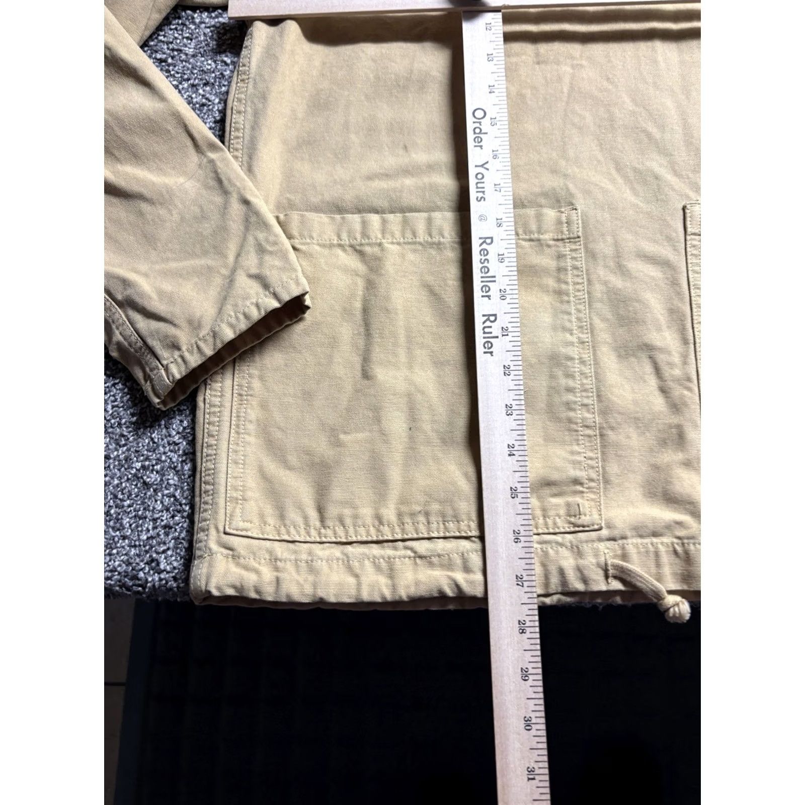 Service Works Service works Jacket Mens S Brown Chore Coat Chef Canvas Hooded Style Art Work Size US S / EU 44-46 / 1 - 7 Thumbnail