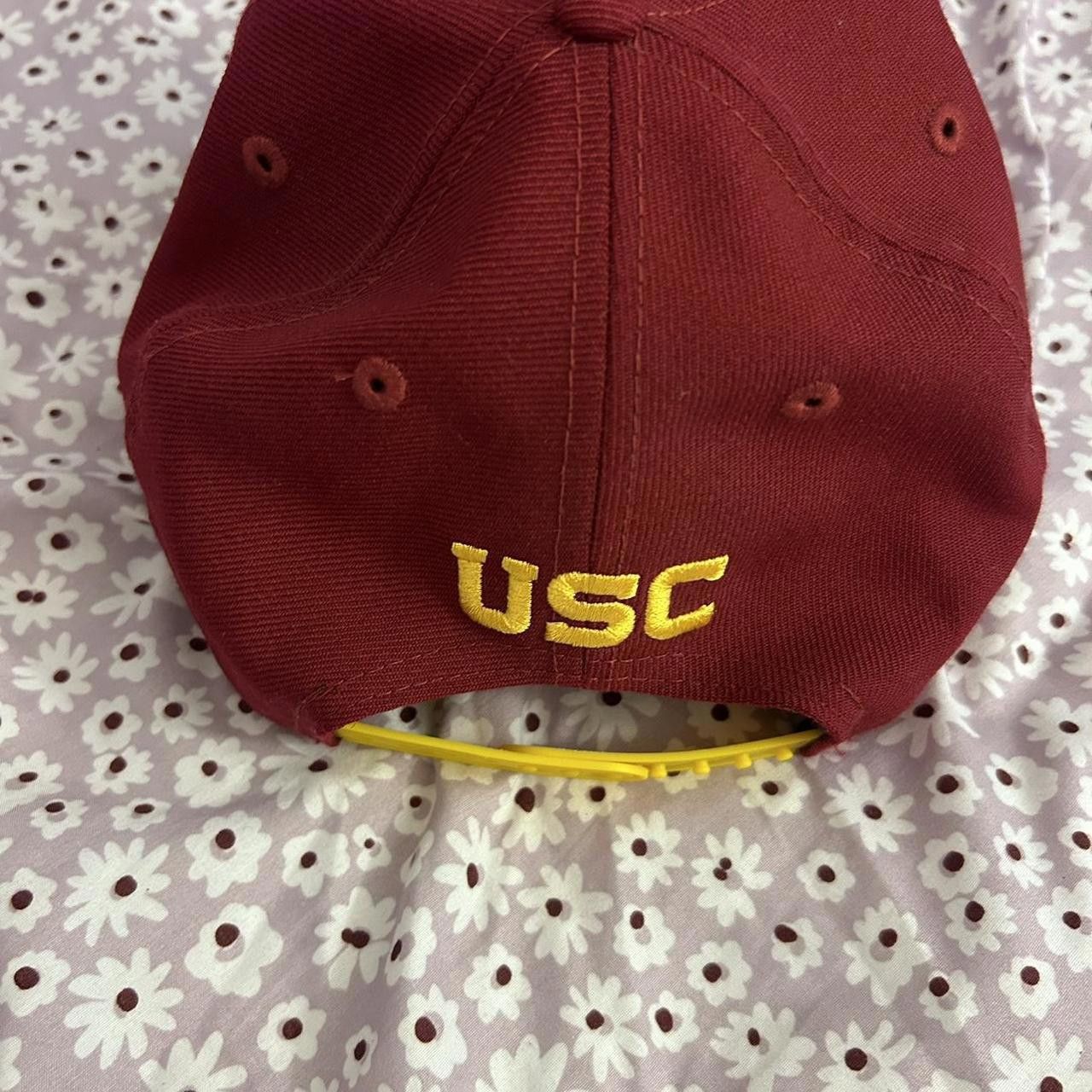 Designer Men's Burgundy and Yellow Hat Size ONE SIZE - 2 Thumbnail
