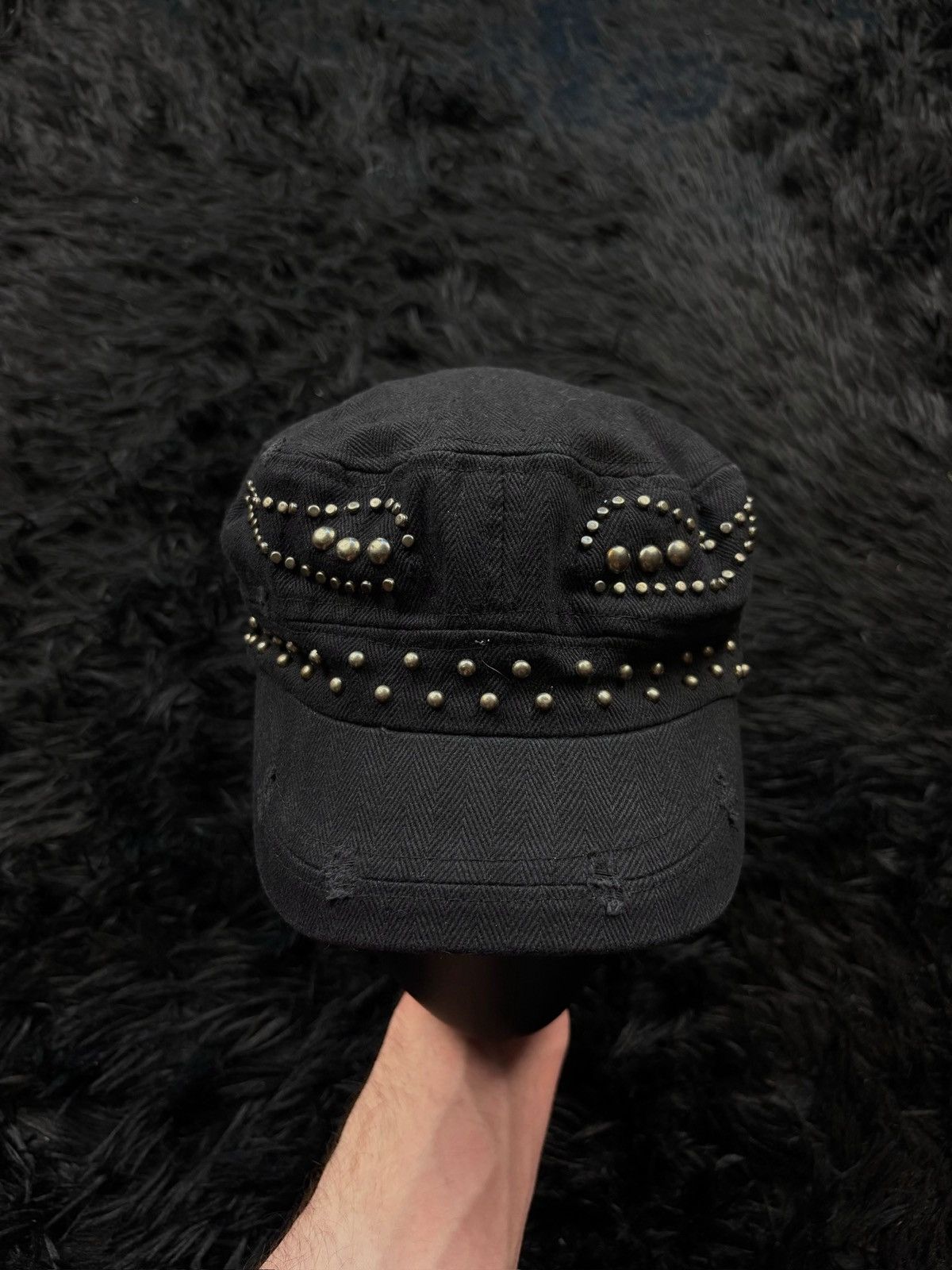 Le Grande Bleu (L.G.B.) LGB Style Archive Avant Garde Military Cap Hat Size ONE SIZE - 2 Thumbnail