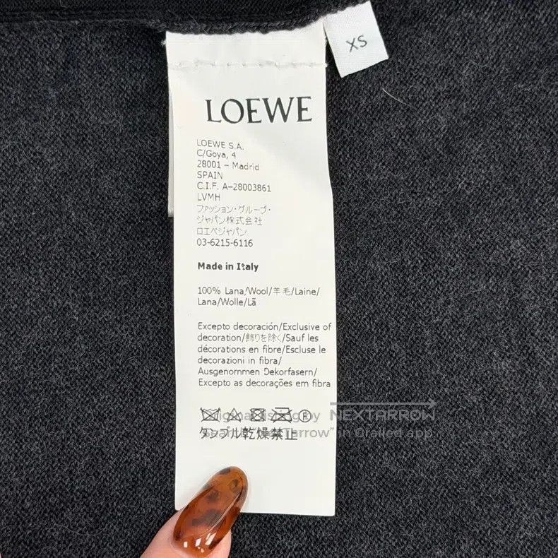 Loewe Loewe Black embroidered logo wool sweater Size XS / US 0-2 / IT 36-38 - 6 Thumbnail