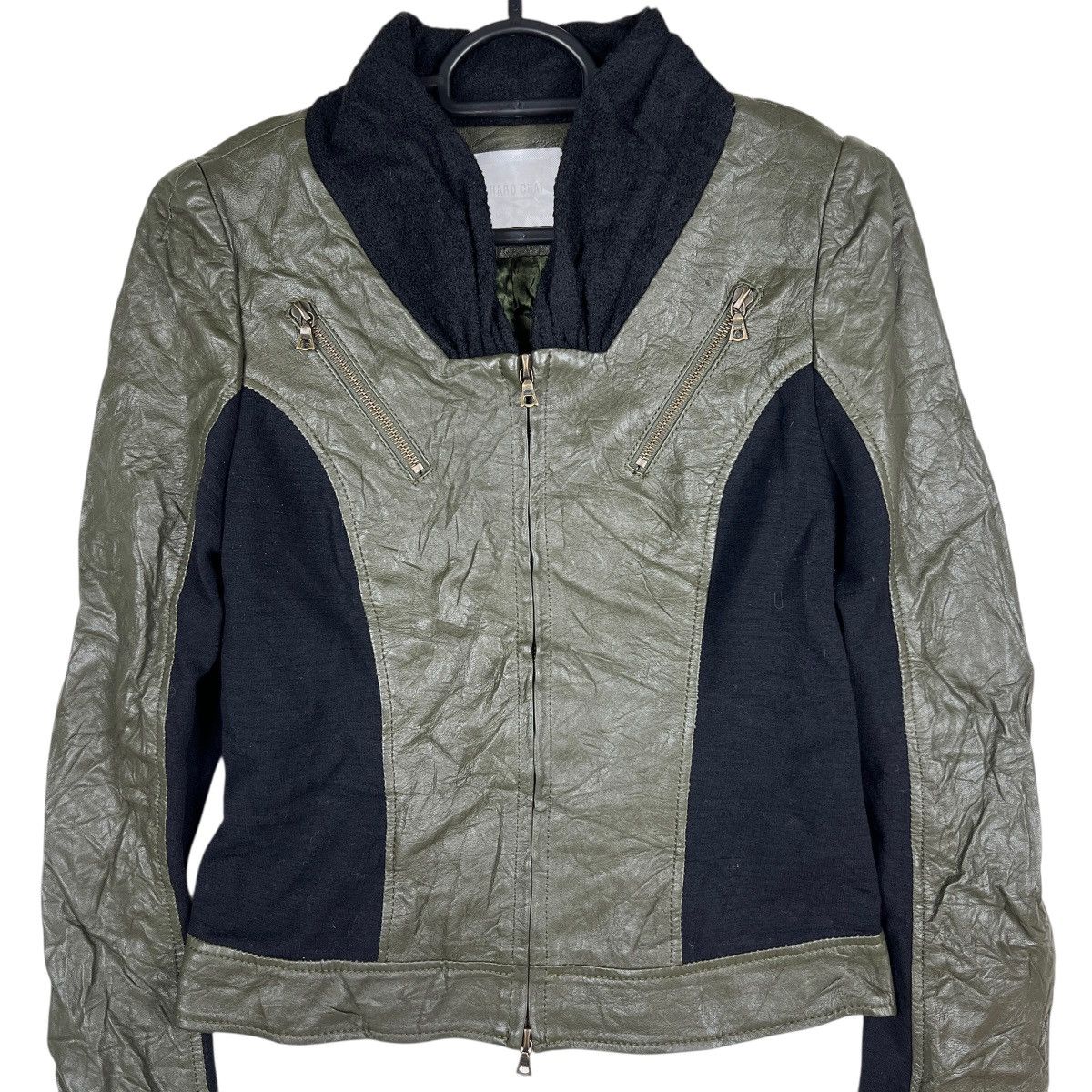 Richard Chai Richard Chai Hybrid Leather Bono Zipper Jacket Size S / US 4 / IT 40 - 5 Thumbnail
