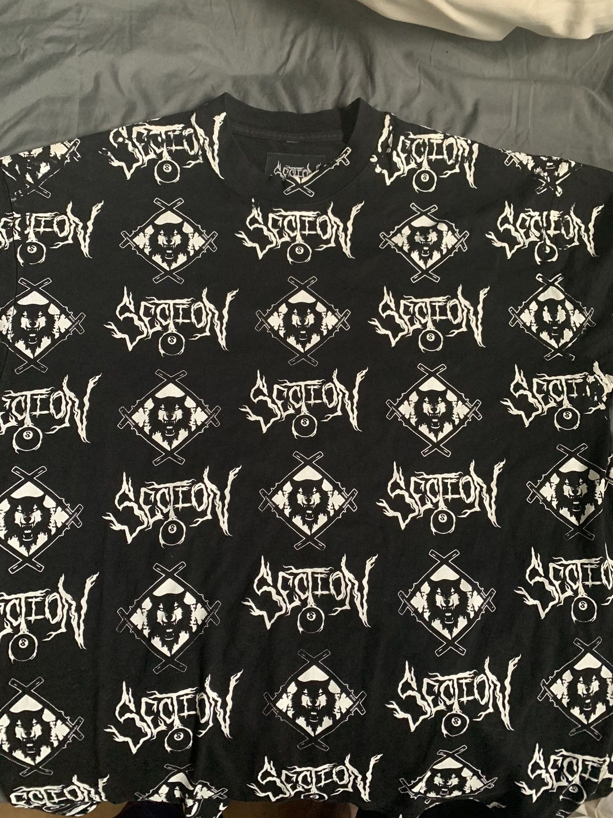 Section 8 × Xavier Wulf / Hollow Squad Section 8 Xavier Wulf Logo Tee Size US L / EU 52-54 / 3 - 1 Thumbnail