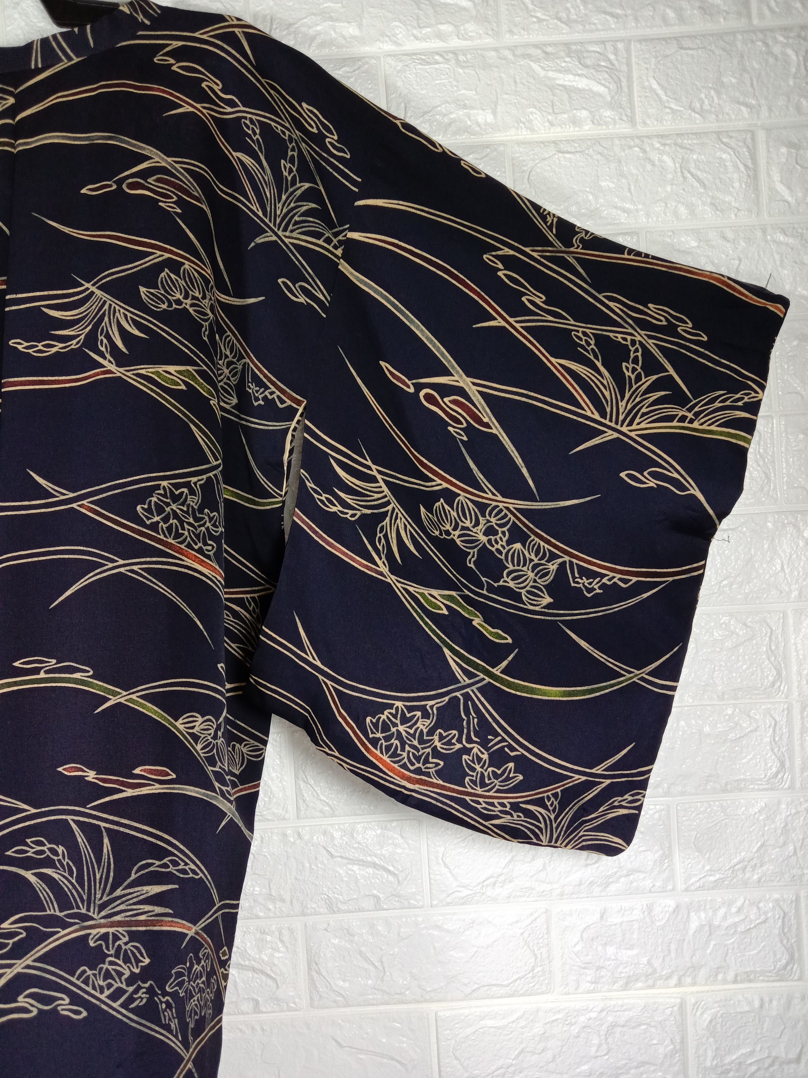 Japanese Brand Vintage Kimono Noragi Haori Hanten Art Cardigan Size L / US 10 / IT 46 - 8 Thumbnail