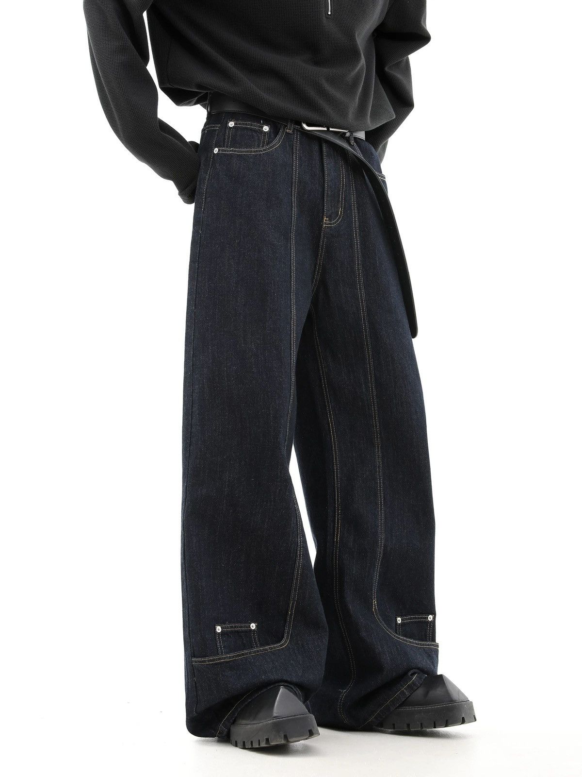 Japanese Brand × Vintage Retro punk pants Size US 31 - 1 Thumbnail