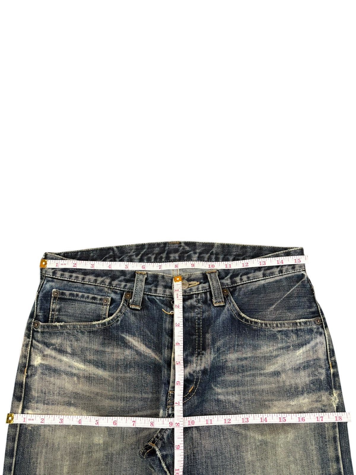 Takeo Kikuchi Vintage Takeo Kikuchi Rusty Mud Wash Distressed Jeans Size US 31 - 10 Thumbnail