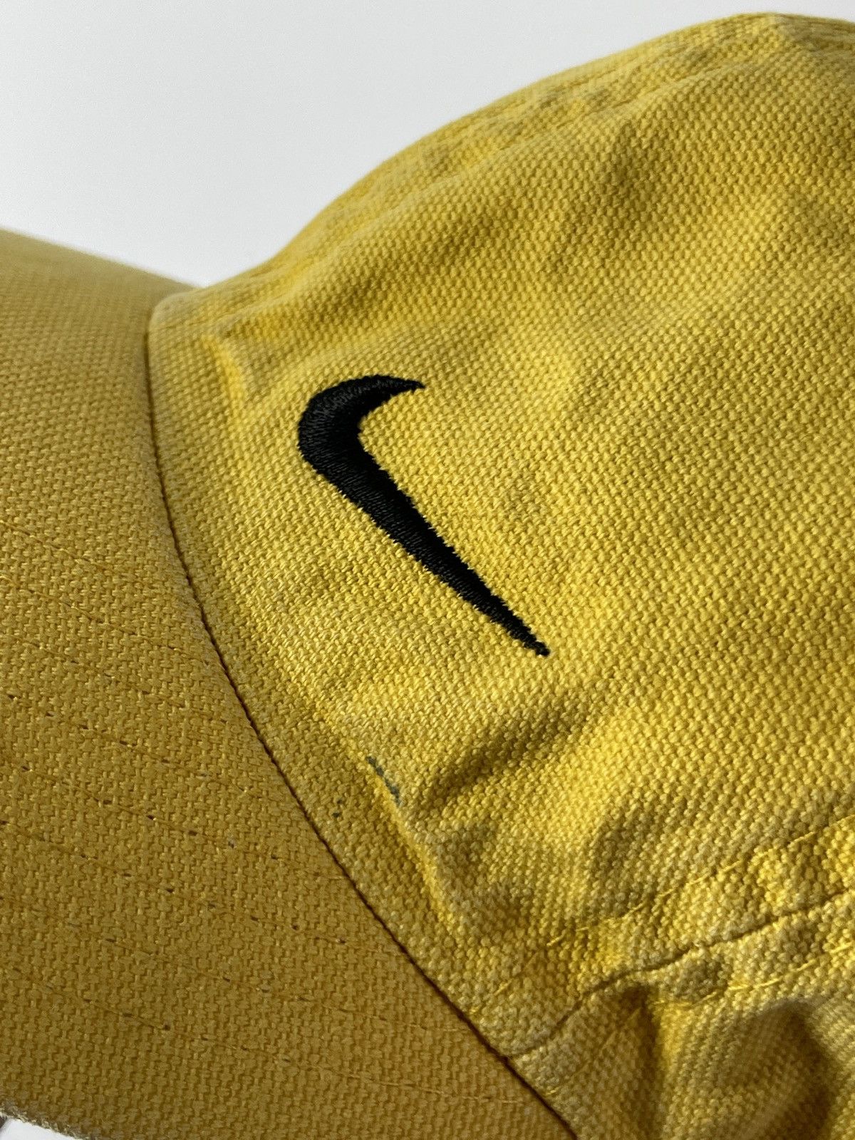 Nike Vintage Nike yellow double Swoosh Taiwan Cap Size ONE SIZE - 6 Thumbnail