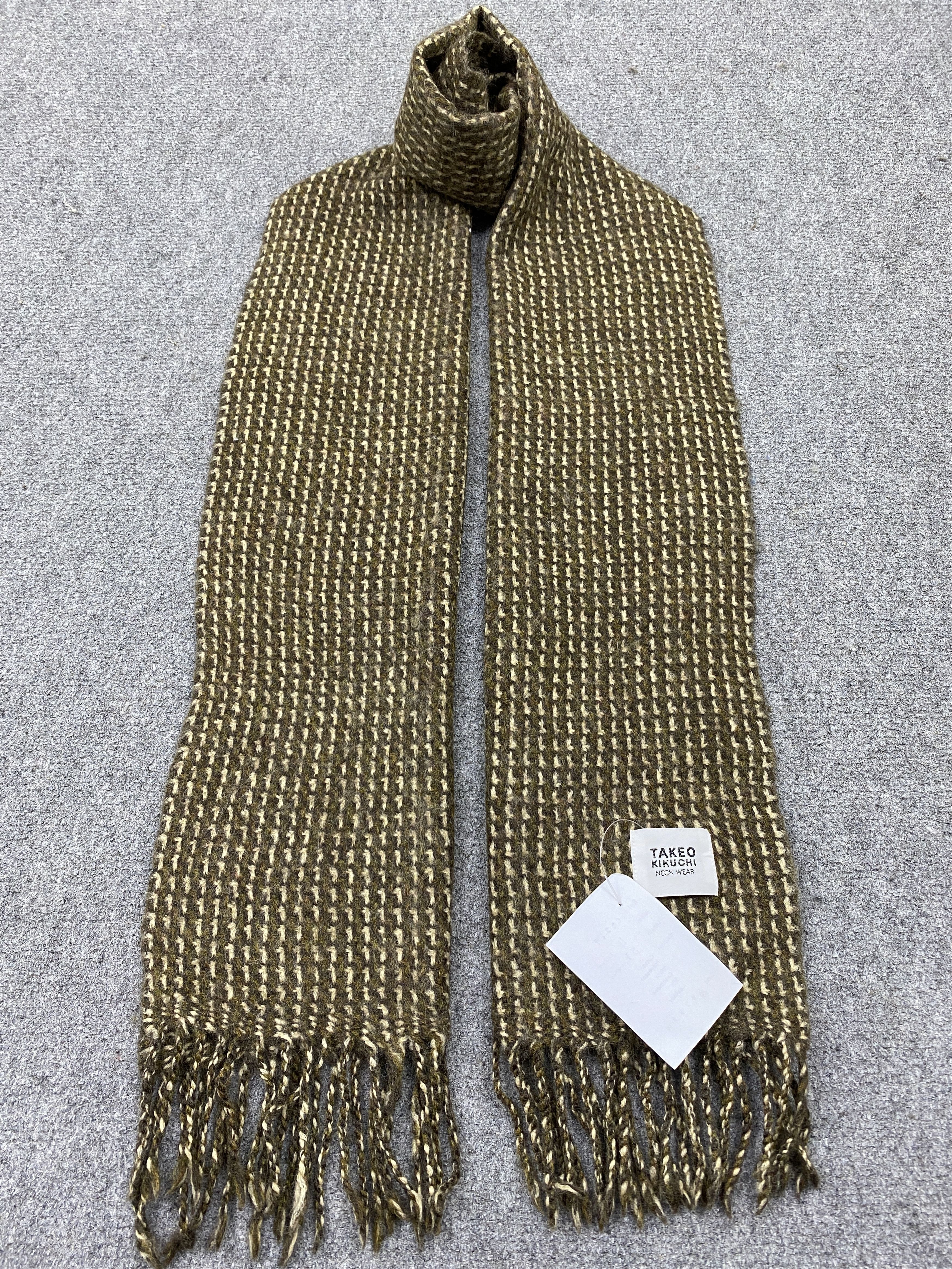 Takeo Kikuchi Takeo Kikuchi Wool Scarf / Muffler / Neckwear -SC0127 Size ONE SIZE - 1 Thumbnail