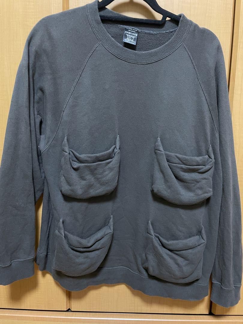 Number (N)ine Raglan Cargo Sweatshirt Size US M / EU 48-50 / 2 - 1 Thumbnail