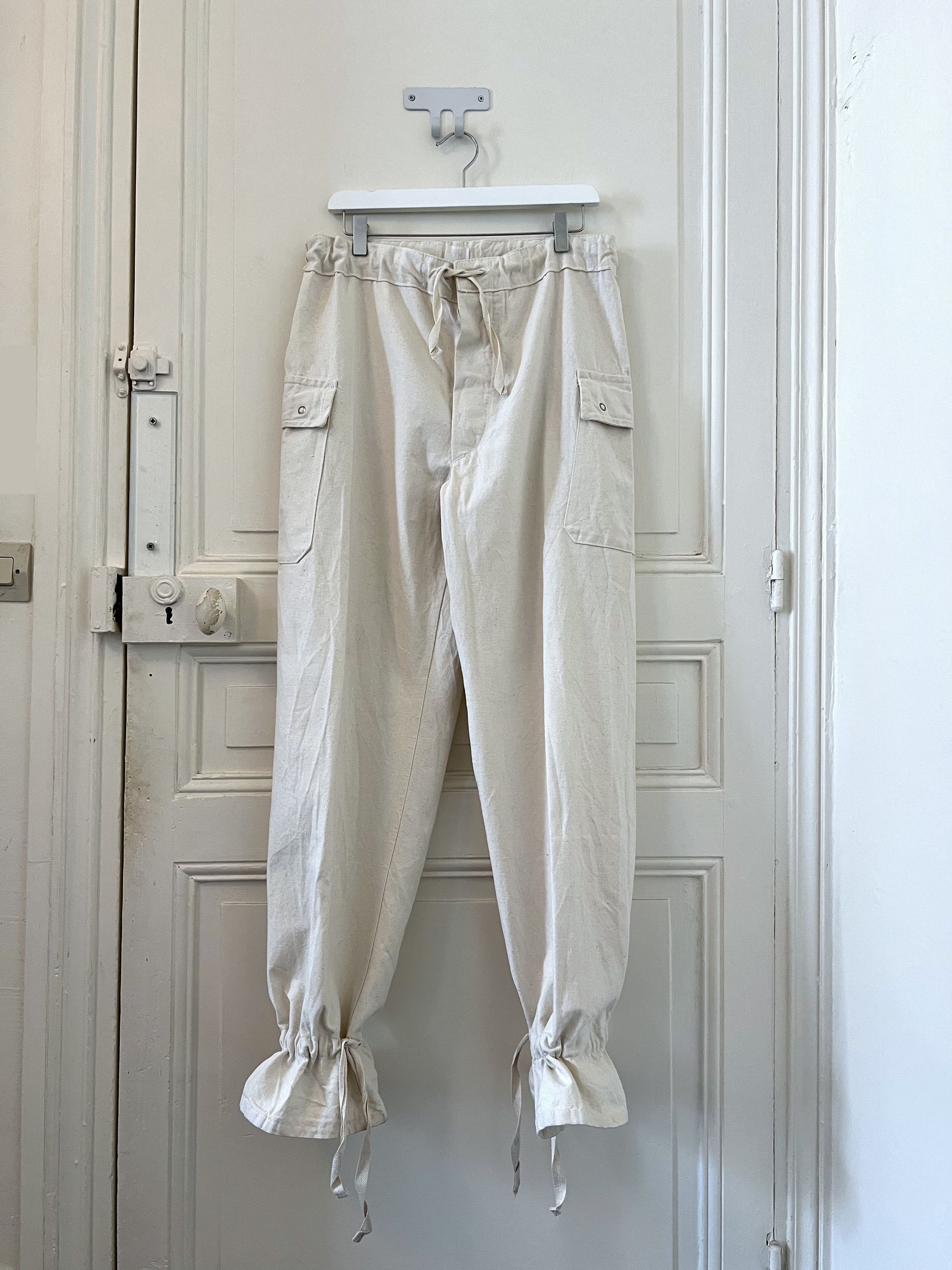 Vintage Pattern Canvas Workwear Pants Size US 34 / EU 50 - 3 Thumbnail
