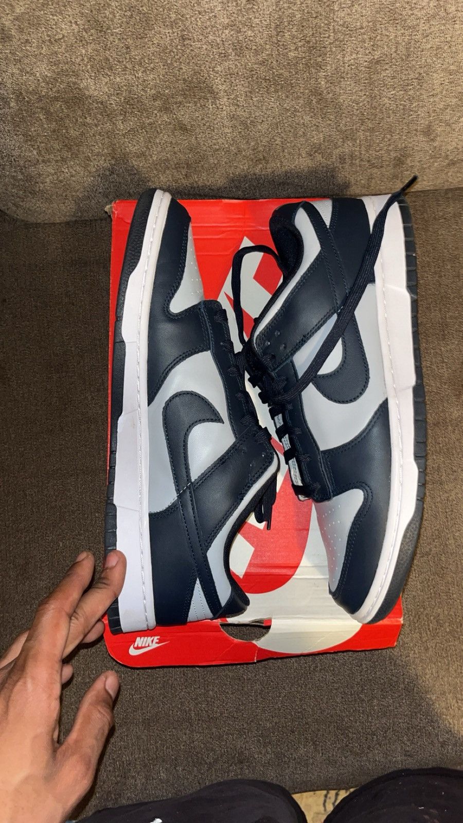 Nike Size 13 - Nike Dunk Low Georgetown Size US 13 / EU 46 - 3 Thumbnail