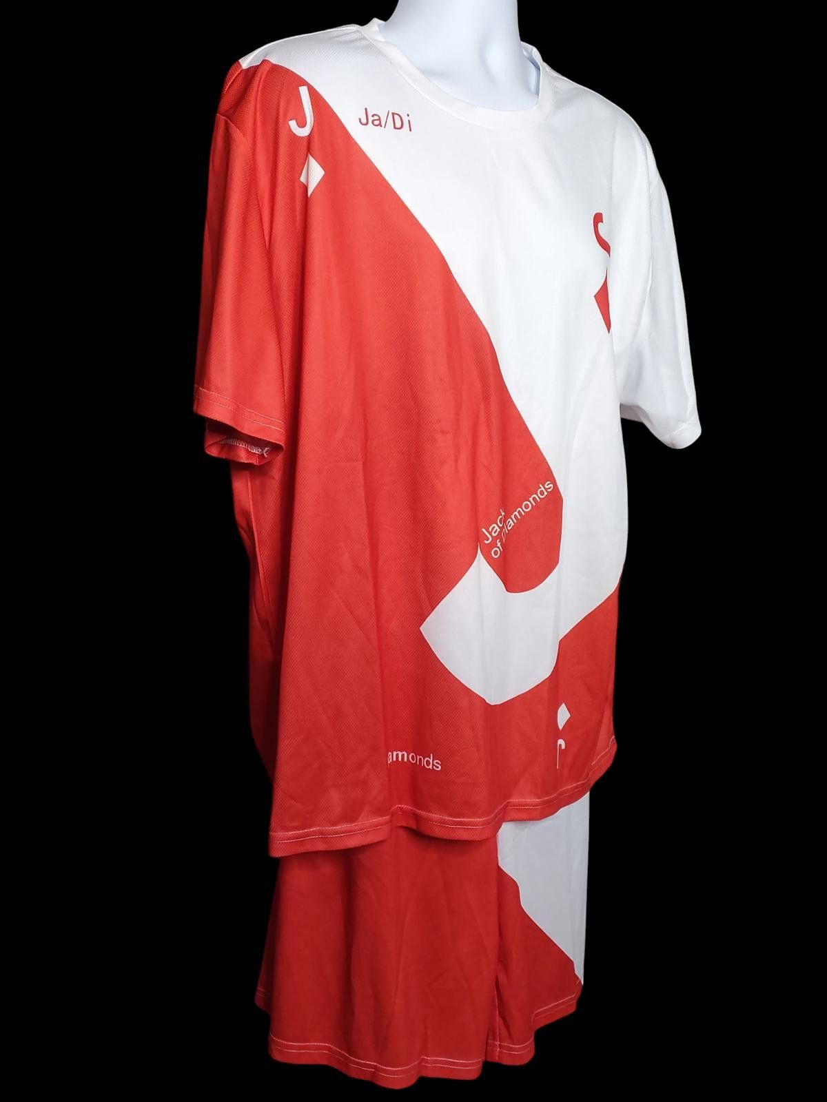 Unknown London Men's Casual Shorts and T-Shirt Set with Jack of Diamonds Size US 44 / EU 60 - 4 Thumbnail