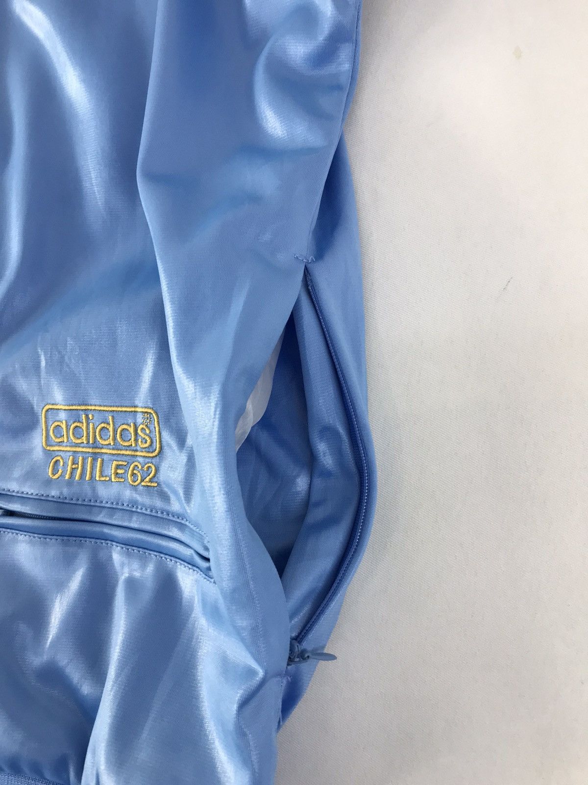 Adidas × Vintage Vintage Sweater Adidas Chile 62 Zipper Style Size US L / EU 52-54 / 3 - 12 Thumbnail