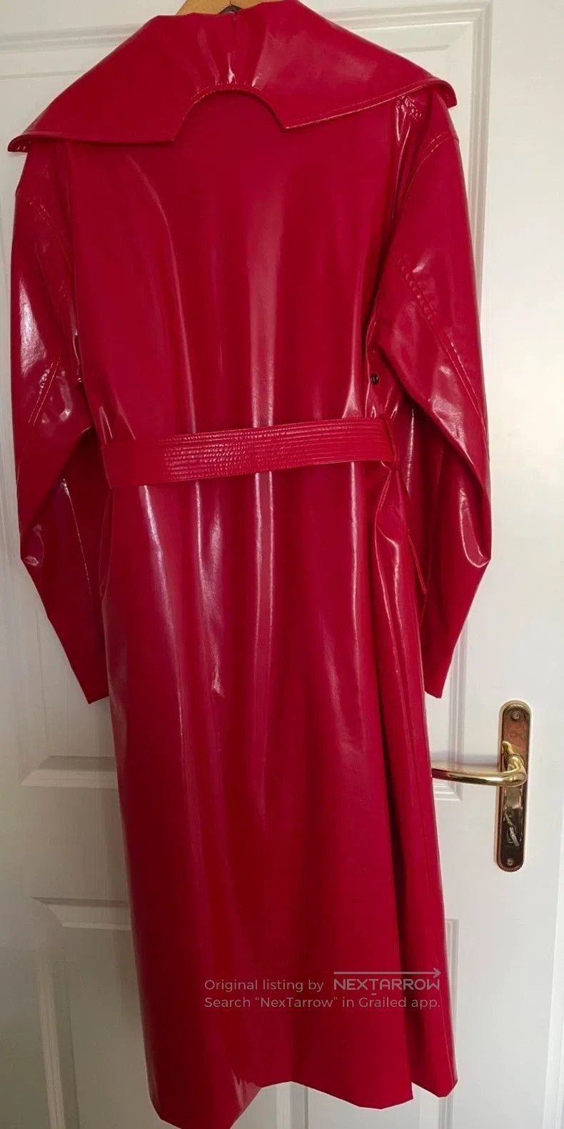 Balenciaga Balenciaga Red patent leather coat Size XS / US 0-2 / IT 36-38 - 3 Thumbnail