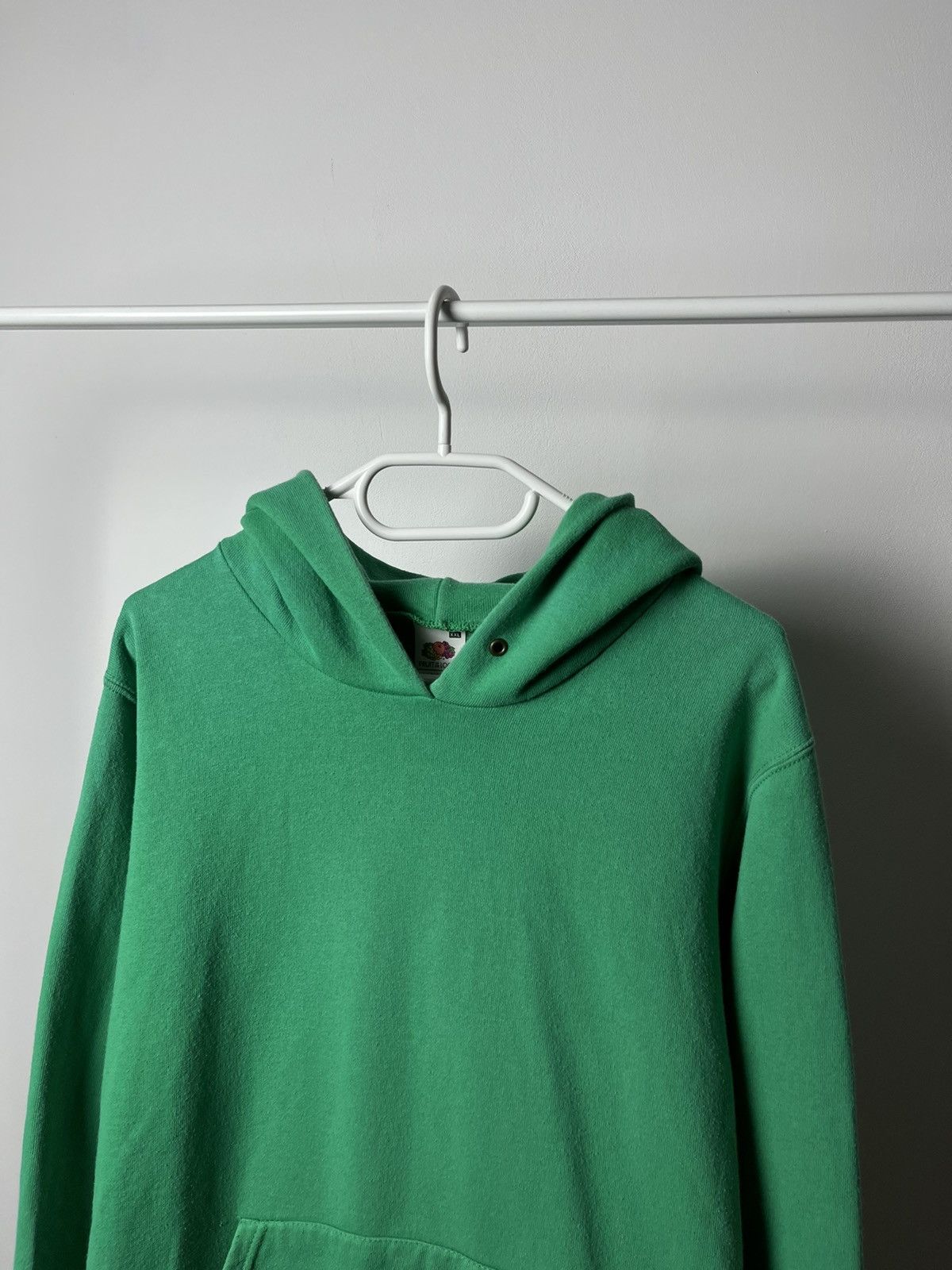 Fruit Of The Loom × Vintage Vintage 90s Fruit of the Loom Crewneck Blank Baggy Hoodie Size US M / EU 48-50 / 2 - 2 Thumbnail