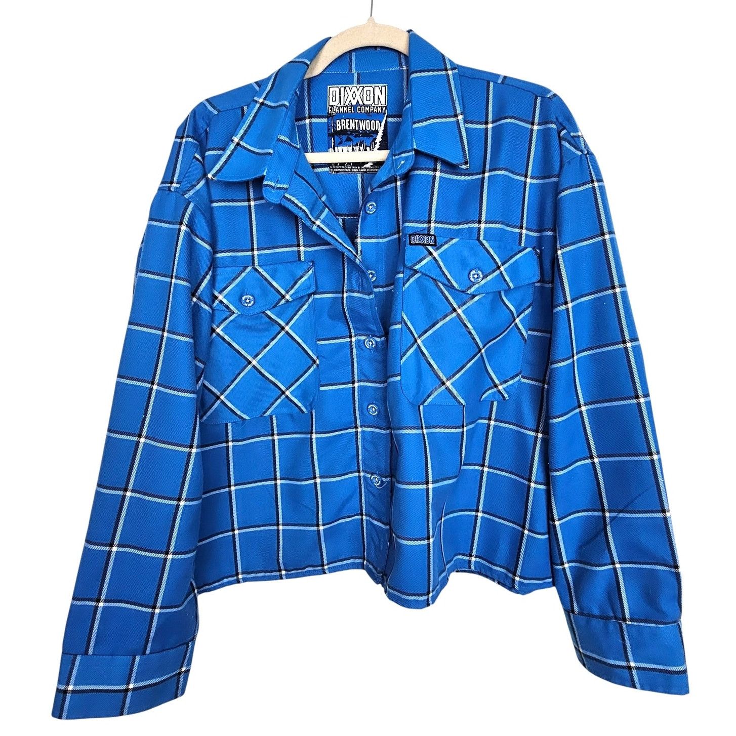 Dixxon Dixxon Womens Brentwood Flannel Shirt Plaid Cropped Gorpcore Size XL / US 12-14 / IT 48-50 - 1 Thumbnail