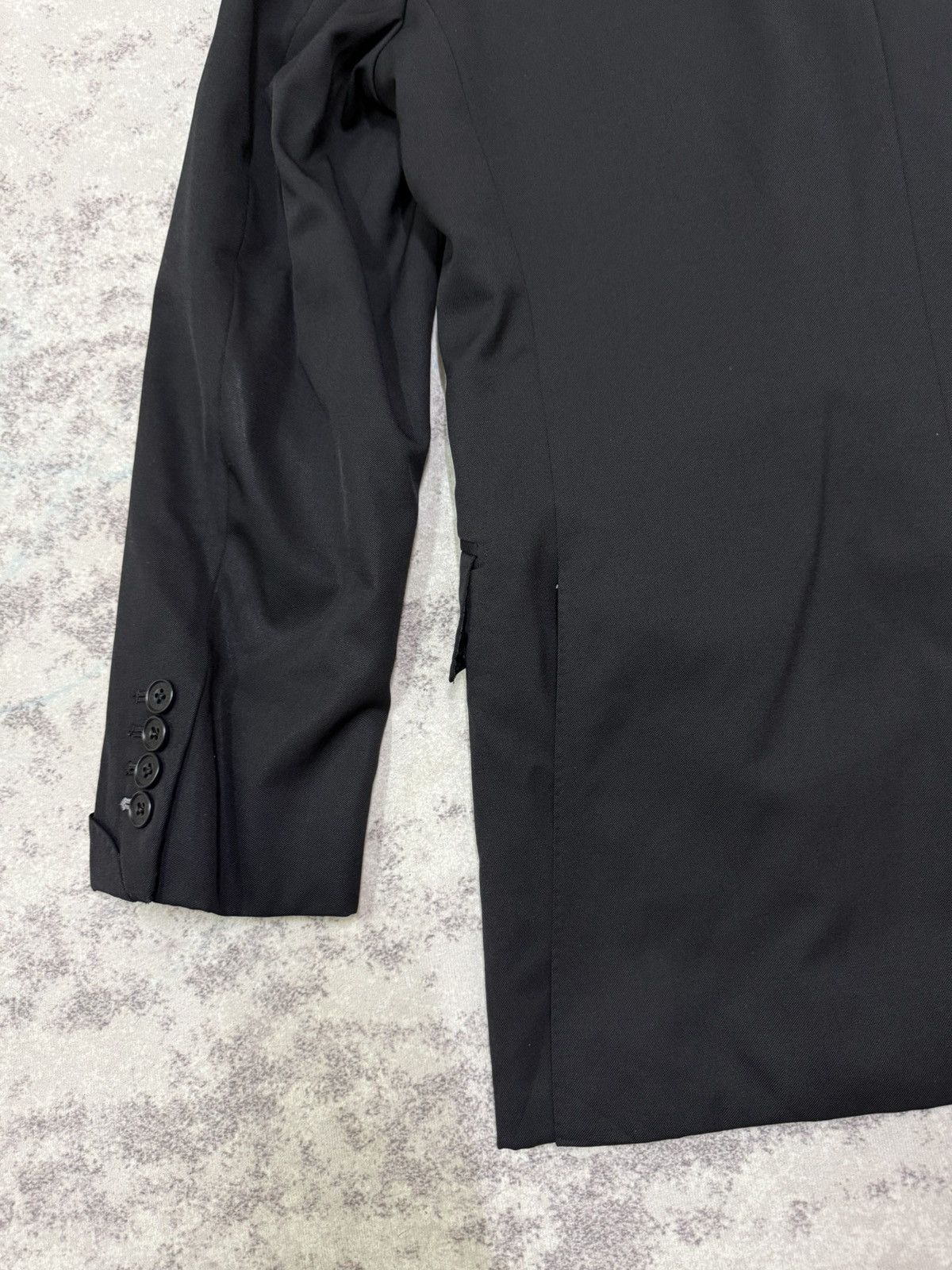 Burberry Burberry Super 120s Monogram Lined Black Blazer Coat Size US S / EU 44-46 / 1 - 14 Thumbnail