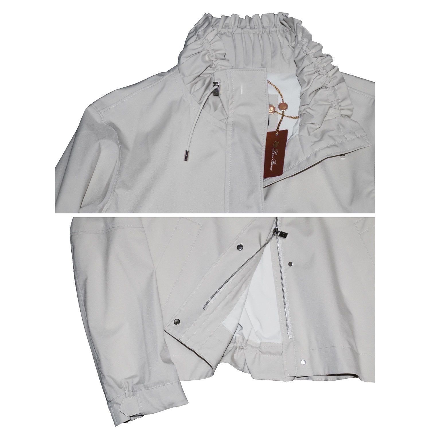 Loro Piana $2,770◆Loro Piana◆GREEN STORM SYSTEM◇Tech jacket◇Off-wihite Size XS / US 0-2 / IT 36-38 - 2 Thumbnail