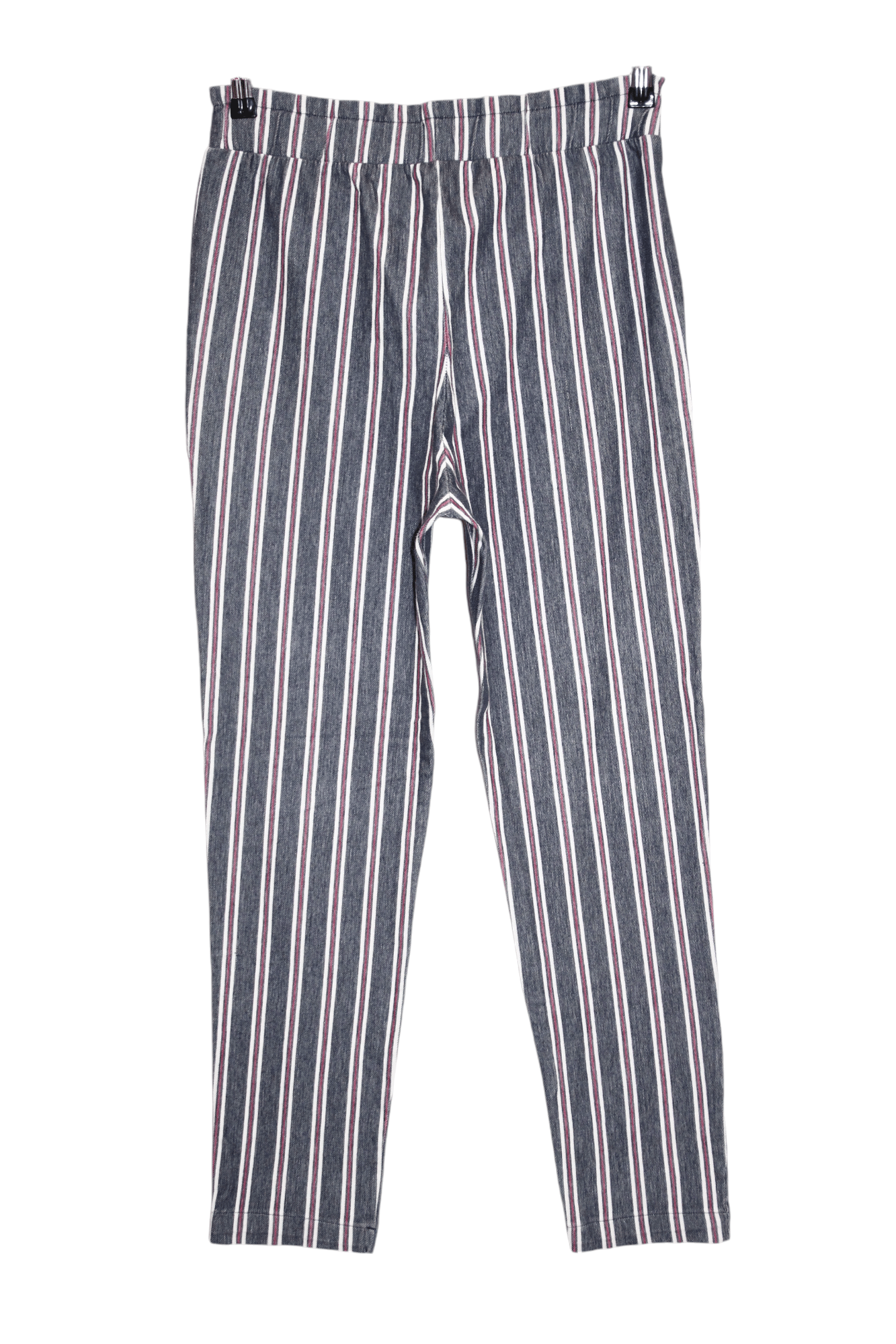 George Gina & Lucy George Gina & Lucy Washed Cotton Striped Cropped Pants Size 28" / US 6 / IT 42 - 2 Thumbnail