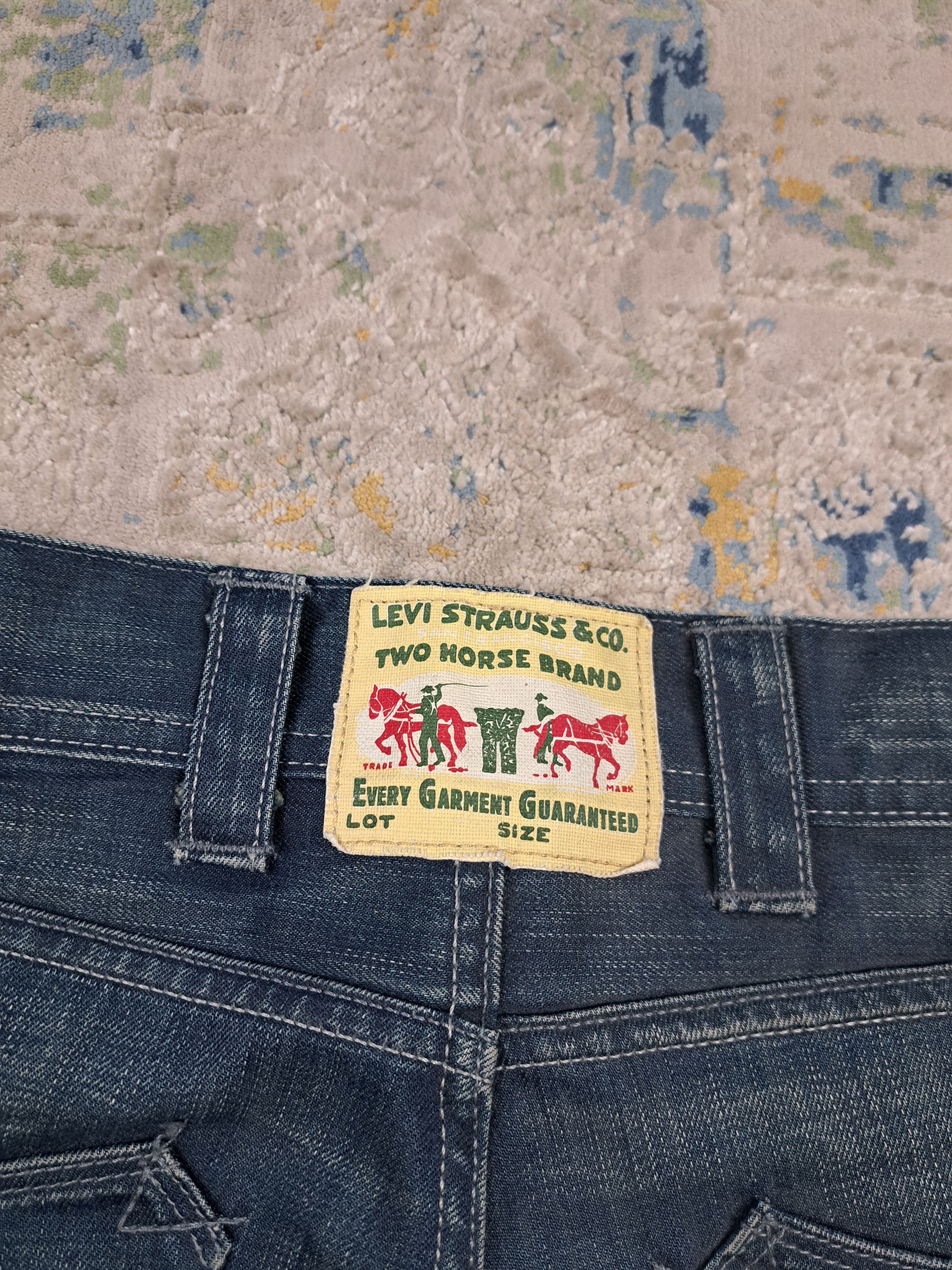 Levi's Vintage y2k Levis Low Rise Luster Denim Embroidered Red Tab Size US 30 / EU 46 - 7 Thumbnail