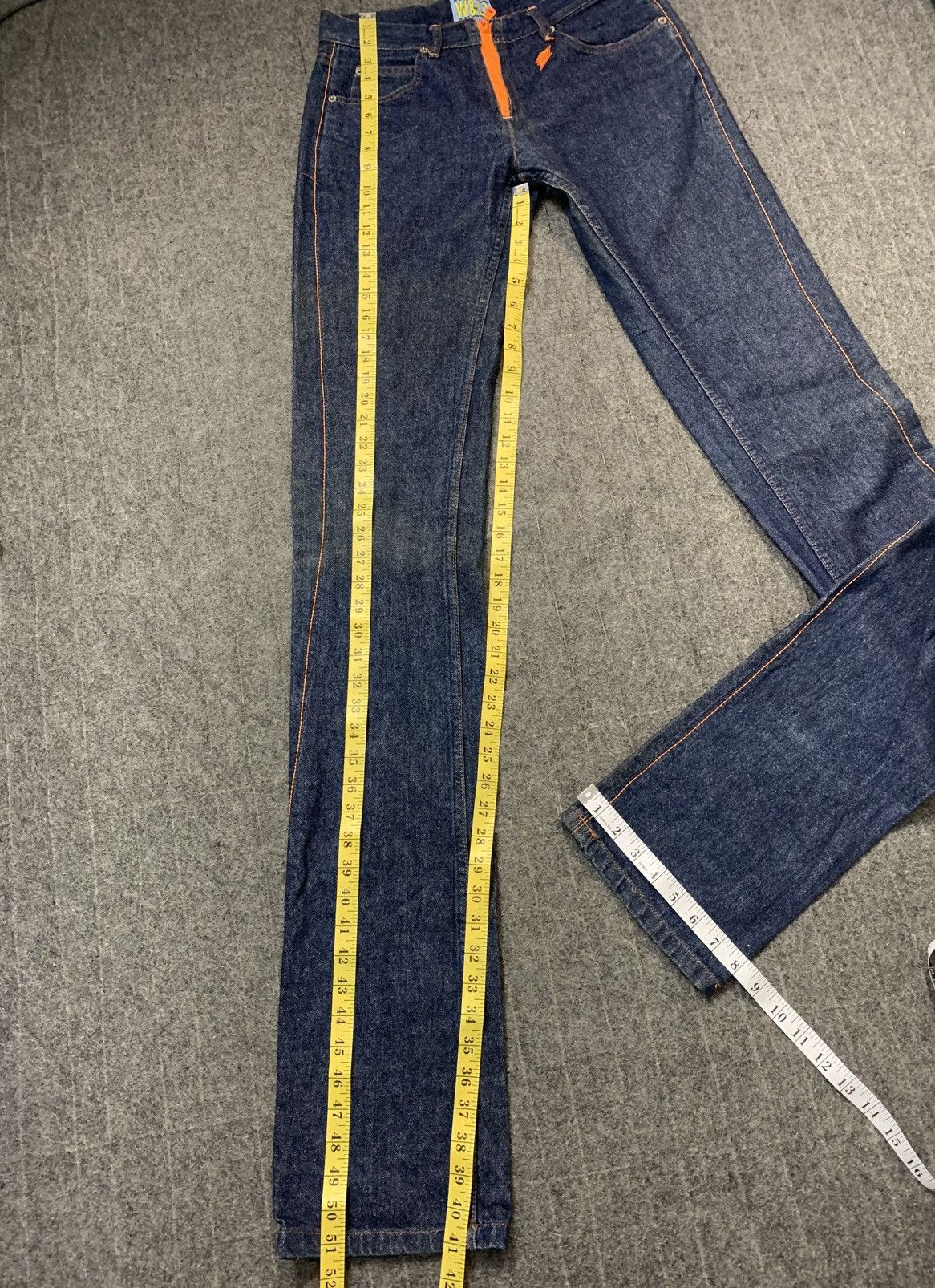 W&LT Hype W.&L.T Wildahd Lethal Trash Kiss Future Indigo Denim Size 30" / US 8 / IT 44 - 15 Thumbnail