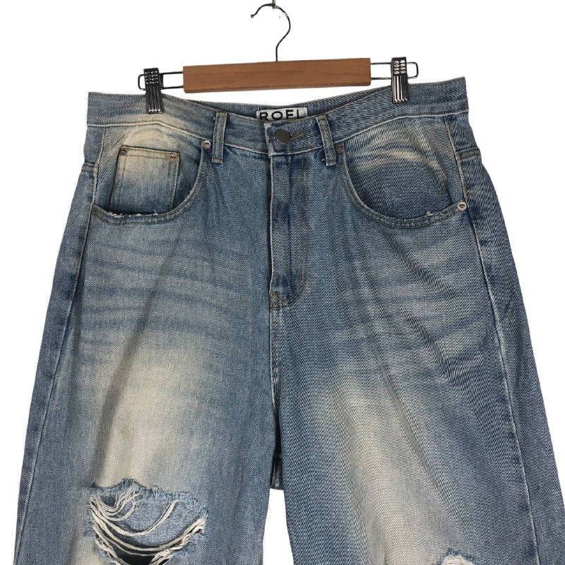 Jean × Vintage Vintage " Roft " Distressed Ripped Baggy jeans Size 32" / US 10 / IT 46 - 2 Thumbnail