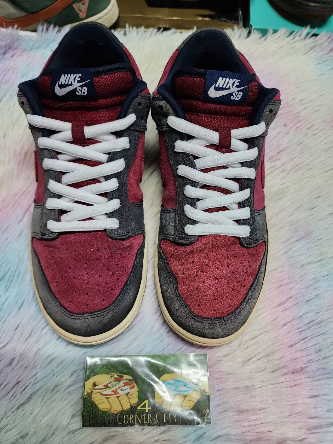 Nike Nike Sb Dunk Low Obsidian Team Red Size US 9.5 / EU 42-43 - 2 Thumbnail