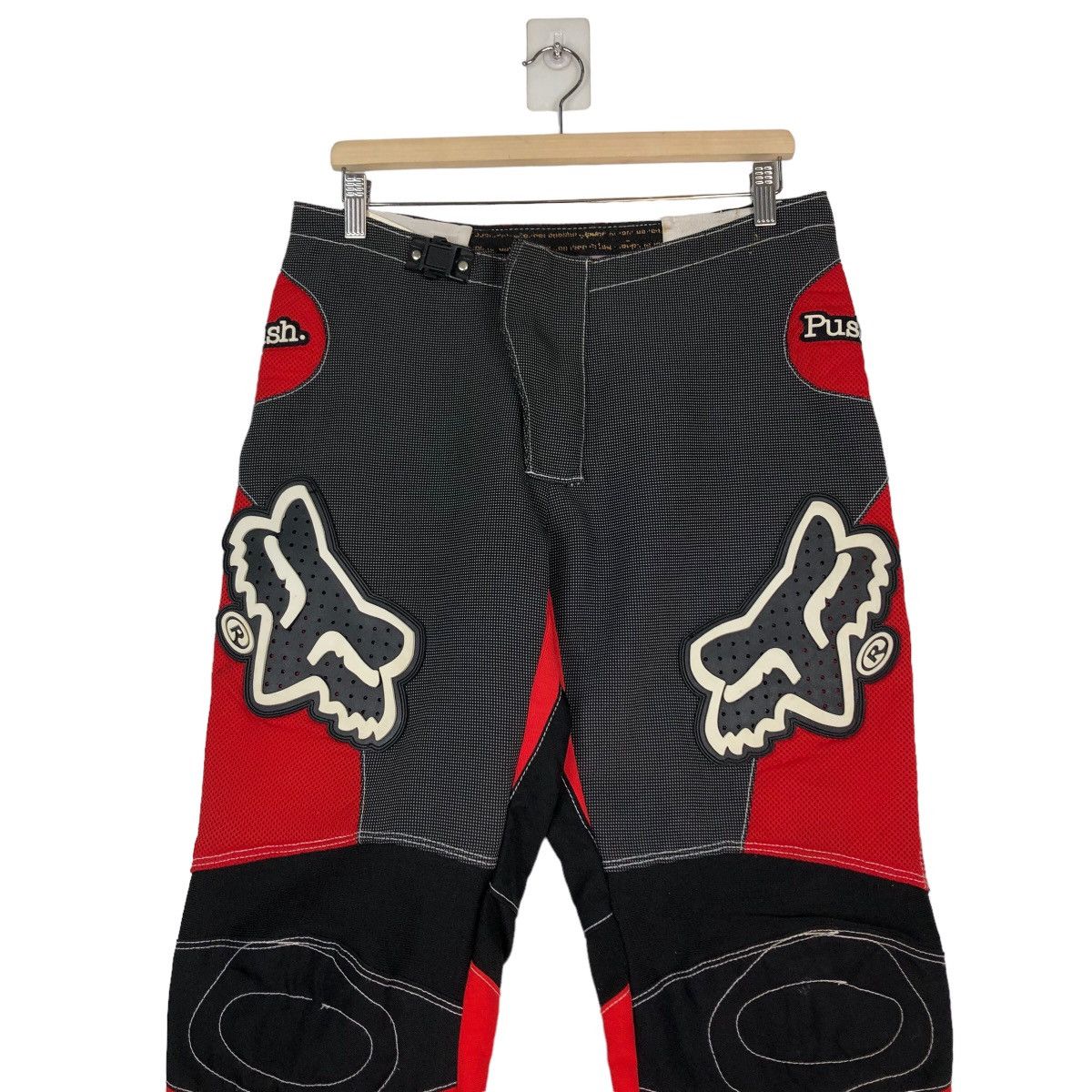 Japanese Brand 🔥Vintage Motor Cross Pants Racing Wear Fox Over Print Size US 34 / EU 50 - 4 Thumbnail