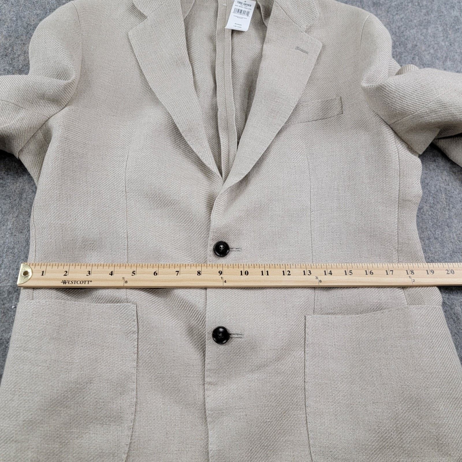 Todd Snyder Todd Snyder Flax Linen Open Weave Sport Coat Blazer Size 40R - 7 Thumbnail