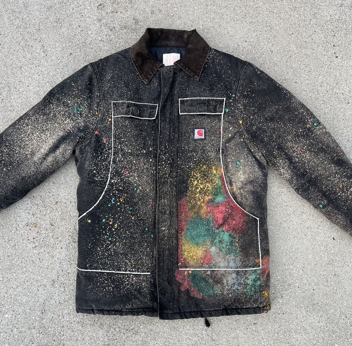 Carhartt Custom Vintage Carhartt Quilt Lined CQ196 Chore Coat Ranch Size US L / EU 52-54 / 3 - 4 Thumbnail