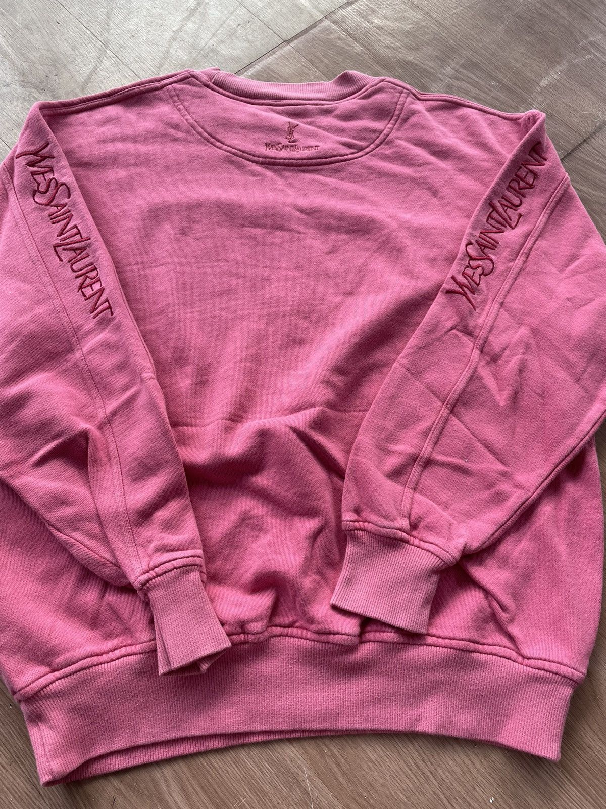 Yves Saint Laurent Yves saint lauren big logo sweatshirt Size US M / EU 48-50 / 2 - 6 Thumbnail