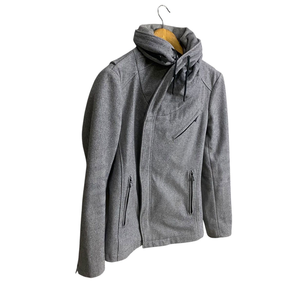 Katharine Hamnett London Katharine Hamnett London Asymmetrical Rider Wool Jacket Size M / US 6-8 / IT 42-44 - 2 Thumbnail