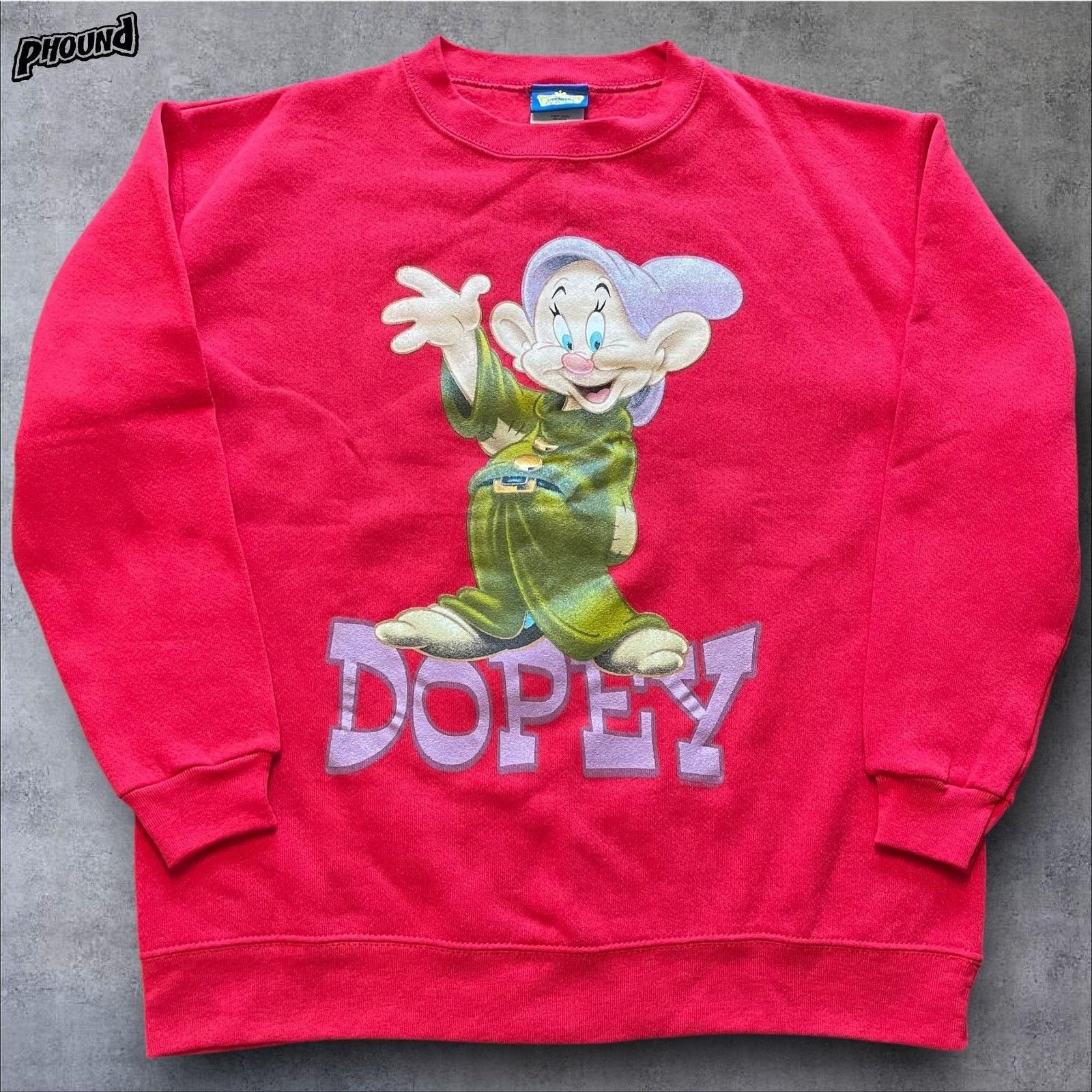 Disney Vintage Disney Dopey Sweatshirt S/M Red Crewneck Graphic 90s Size US M / EU 48-50 / 2 - 1 Thumbnail