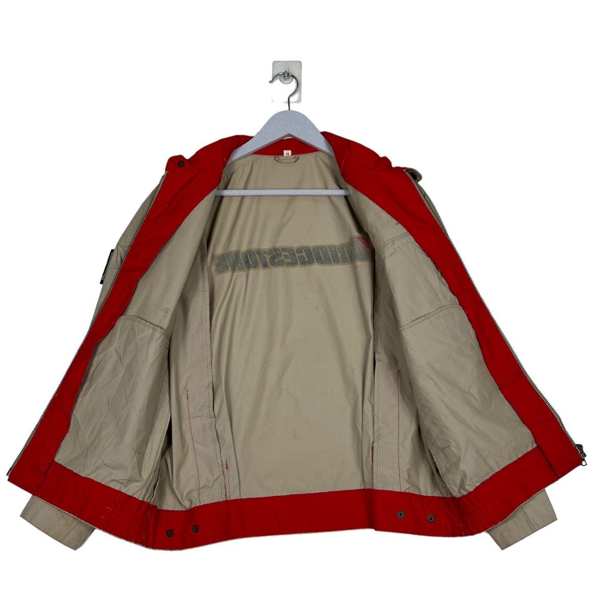 Japanese Brand 🔥 VINTAGE BRIDGESTONE STAFF RACING JACKET Size US M / EU 48-50 / 2 - 12 Thumbnail