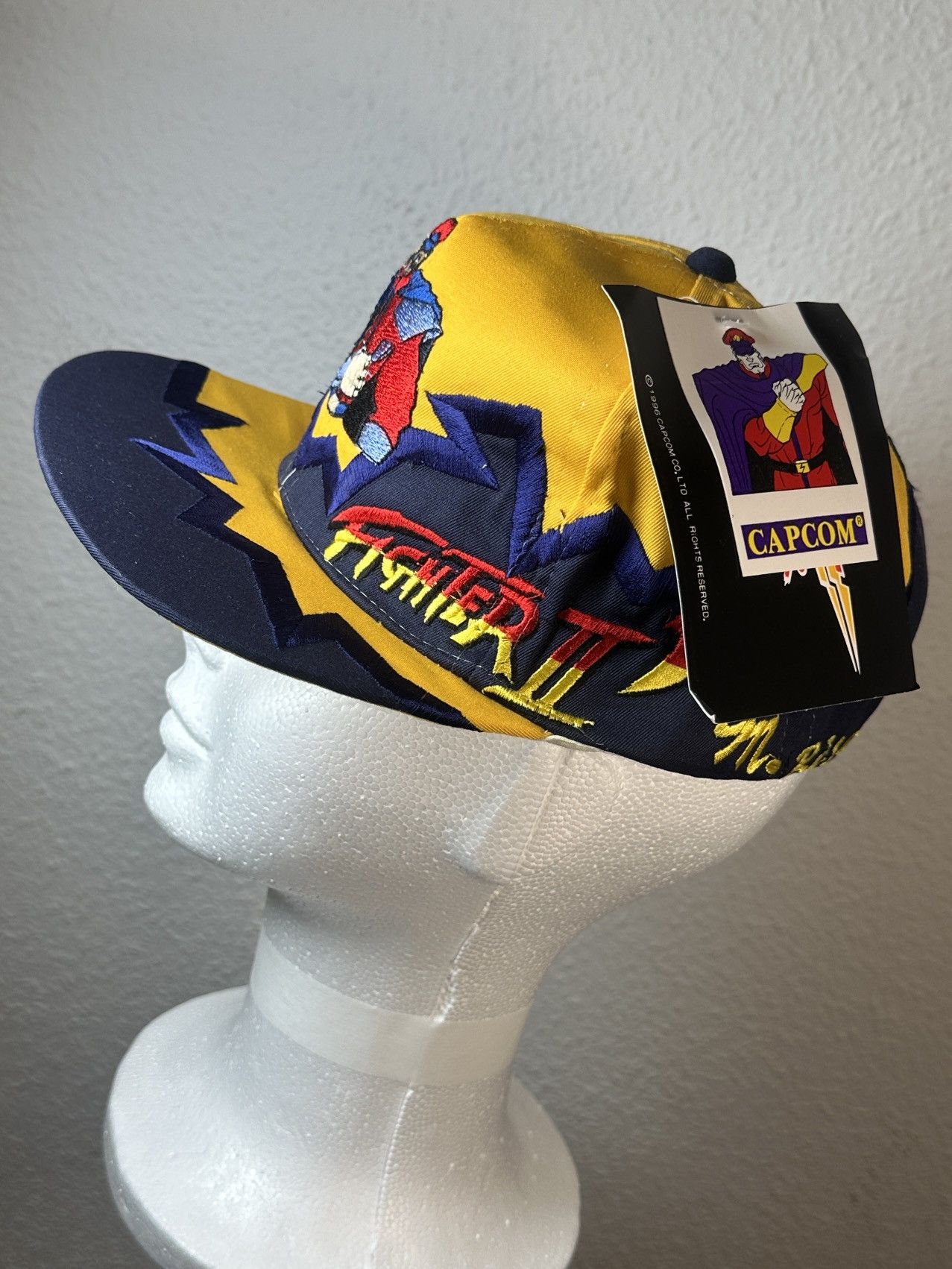 Other 1996 VINTAGE RARE STREET FIGHTER 2 CAP M.BISON Size ONE SIZE - 3 Thumbnail
