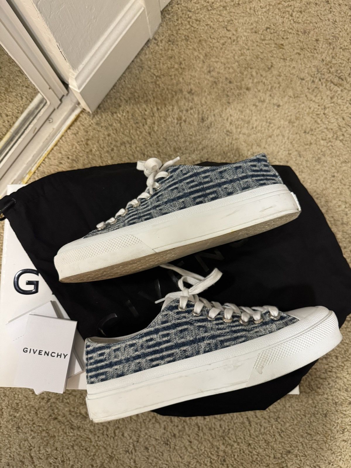 Givenchy Givenchy Blue City Low-Top Sneakers Size US 8 / IT 38 - 4 Thumbnail