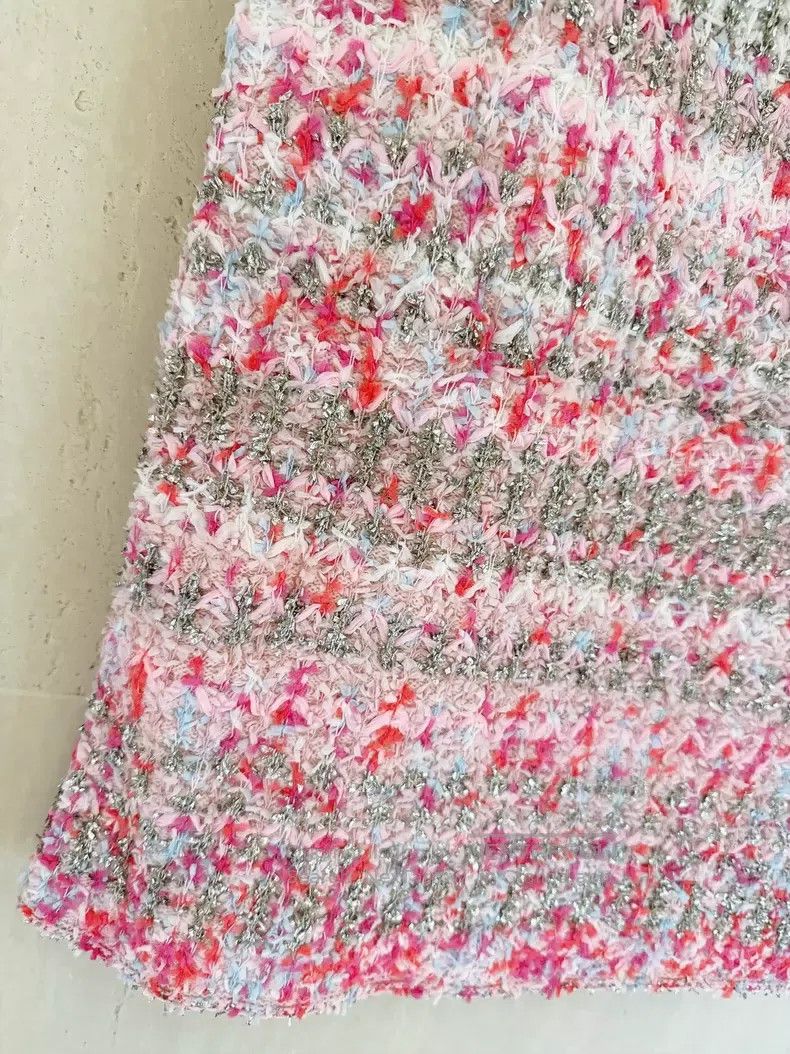 Chanel Chanel Waterfall Series Pink and White Gradient Heavy Indu Size XXS / US 00 / IT 34 - 4 Thumbnail