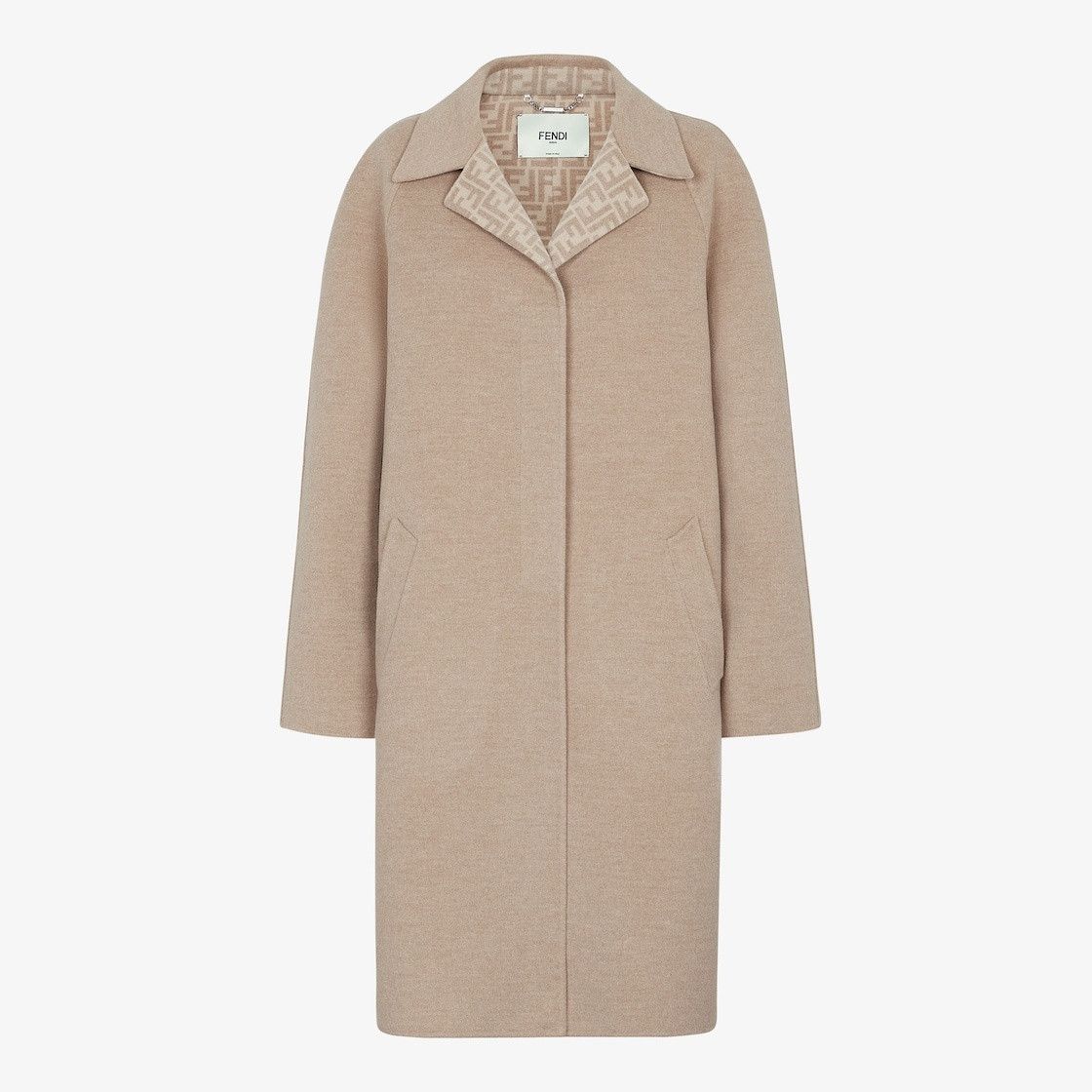 Fendi o1s1wg110825 Overcoat in Beige Size S / US 4 / IT 40 - 1 Thumbnail