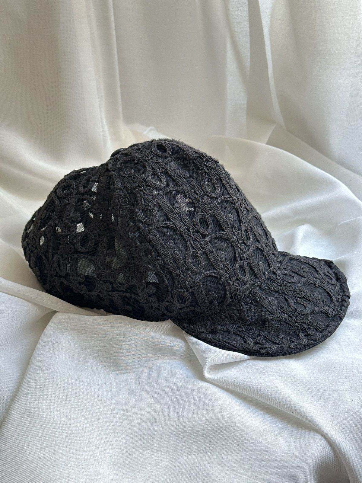 Dior Christian Dior Baseball Cap Oblique Technical Tulle Medium Size ONE SIZE - 14 Thumbnail