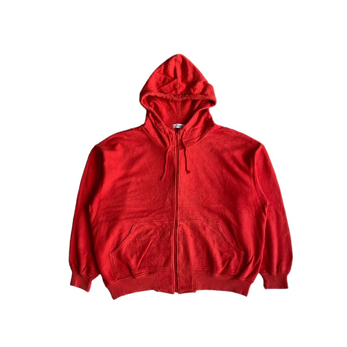 Issey Miyake × Japanese Brand × Tsumori Chisato Issey Miyake I.S Logo Red Zip Hoodie Size US M / EU 48-50 / 2 - 2 Thumbnail