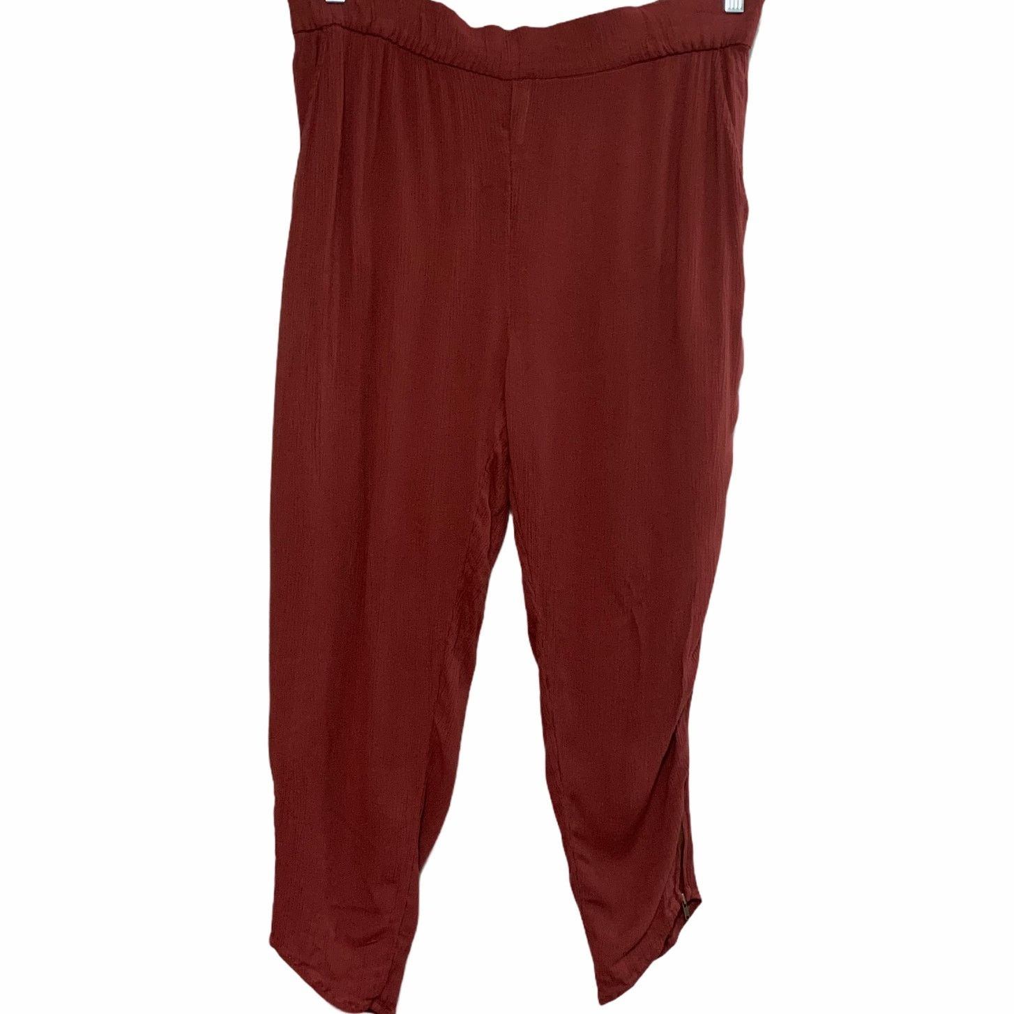 Free People Free People Boho Chic Rust Baggy Harem Pants Sm Cozy Belt Size 28" / US 6 / IT 42 - 1 Thumbnail
