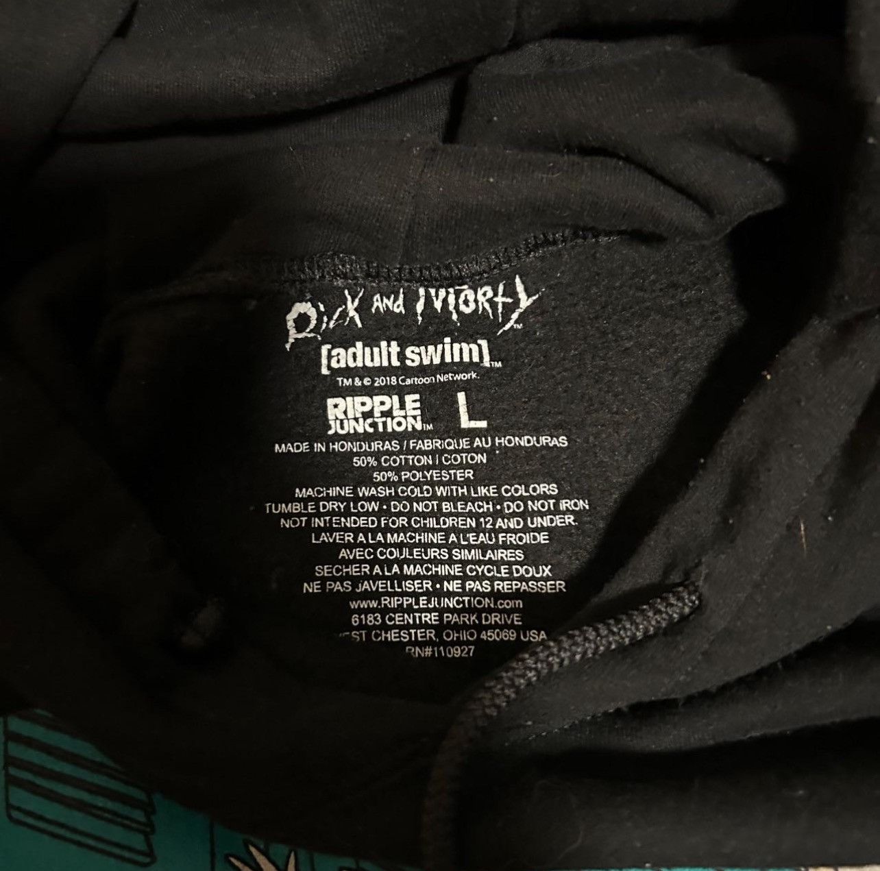 Cartoon Network Rick and Morty Hoodie Size US L / EU 52-54 / 3 - 2 Thumbnail